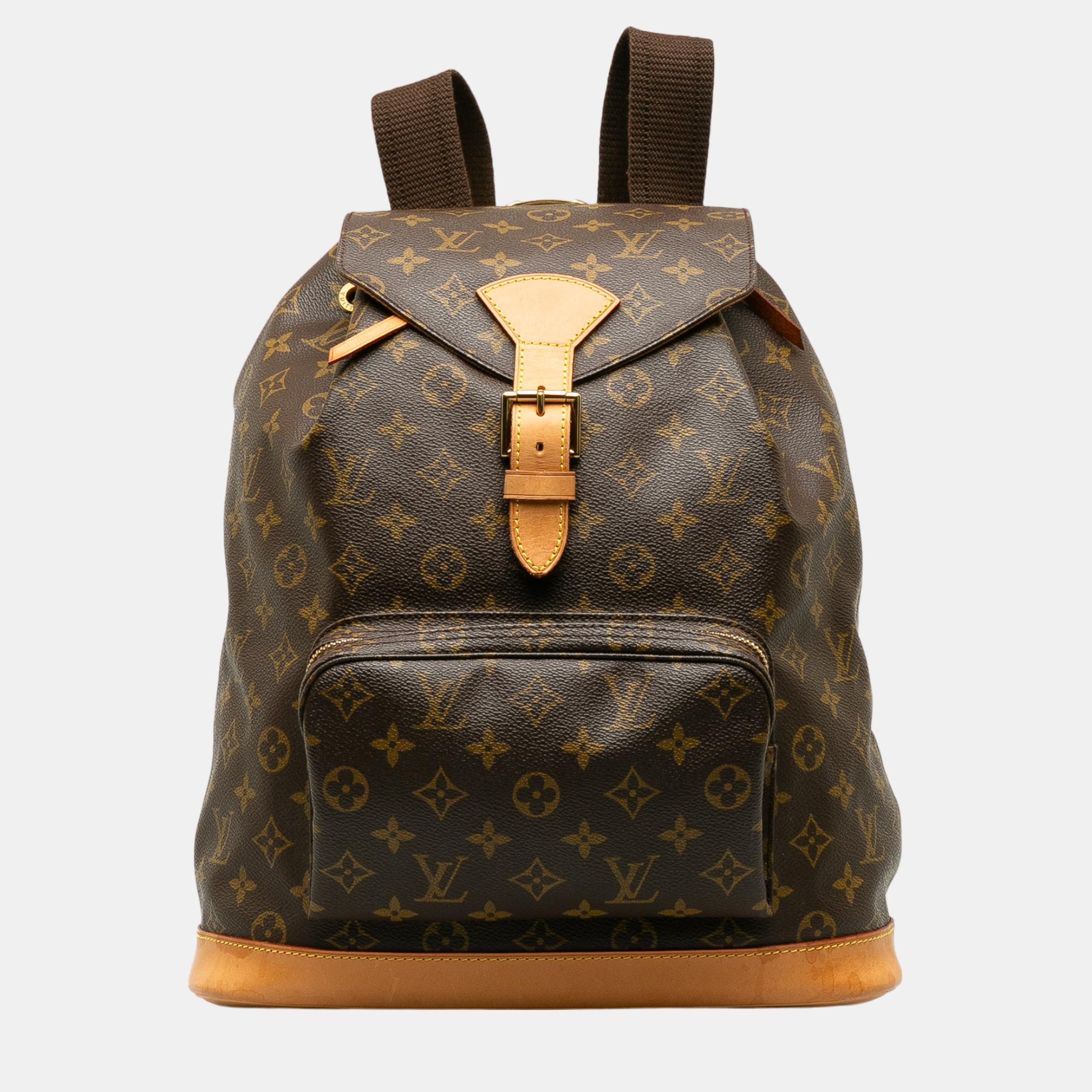 Louis Vuitton Brown Monogram Montsouris GM
