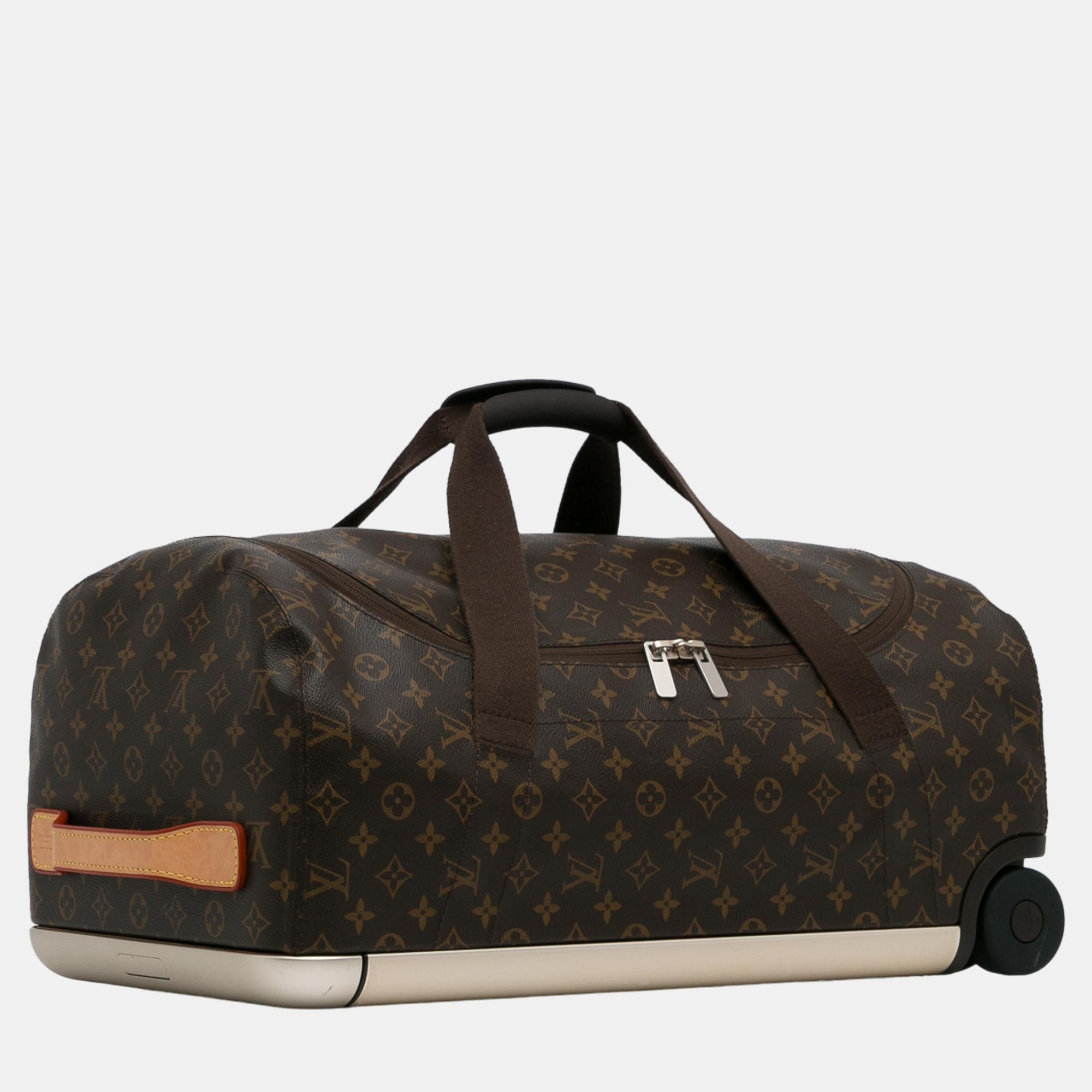 

Louis Vuitton Brown Monogram Horizon Soft Duffle 65