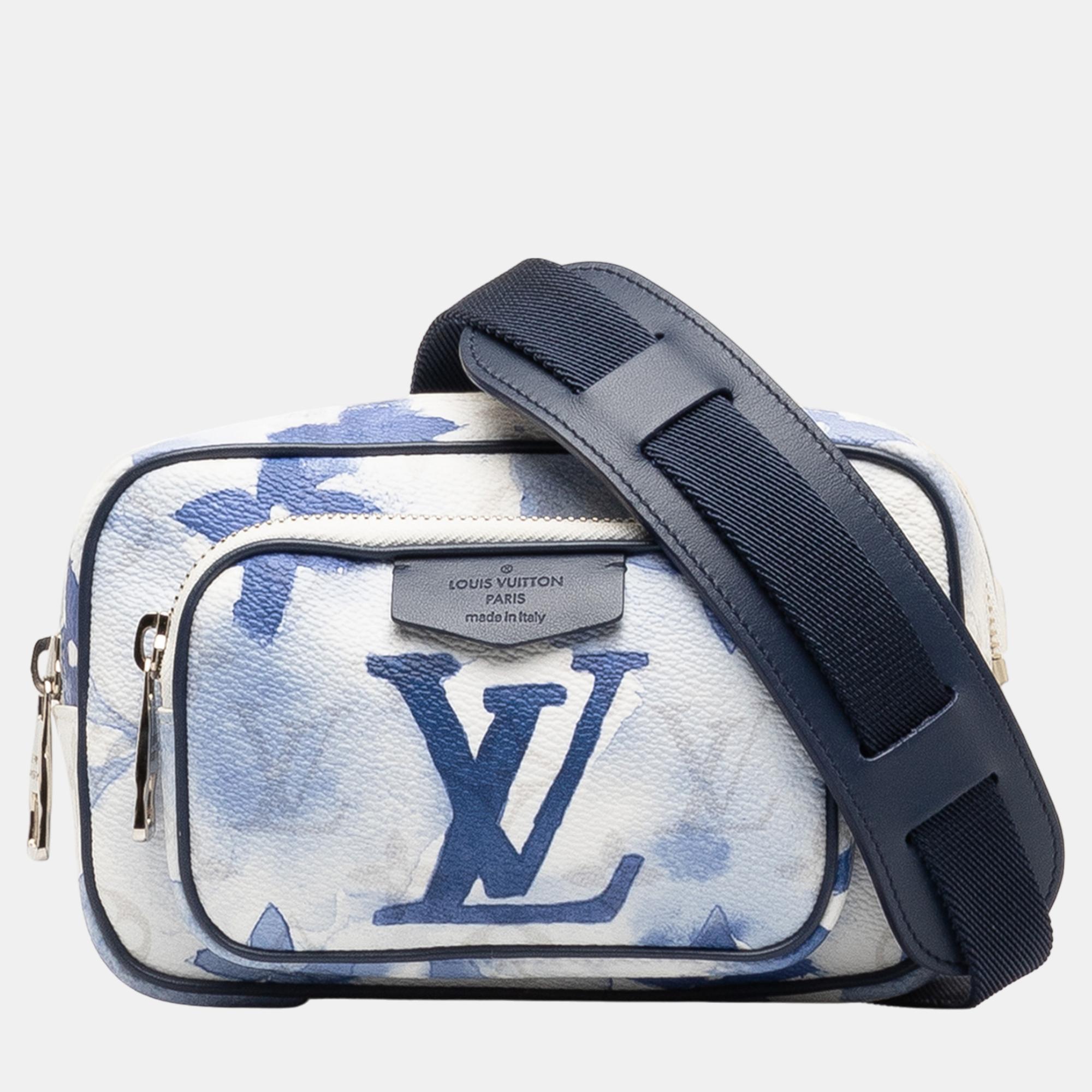 

Louis Vuitton White/Blue Monogram Watercolor Outdoor Pouch