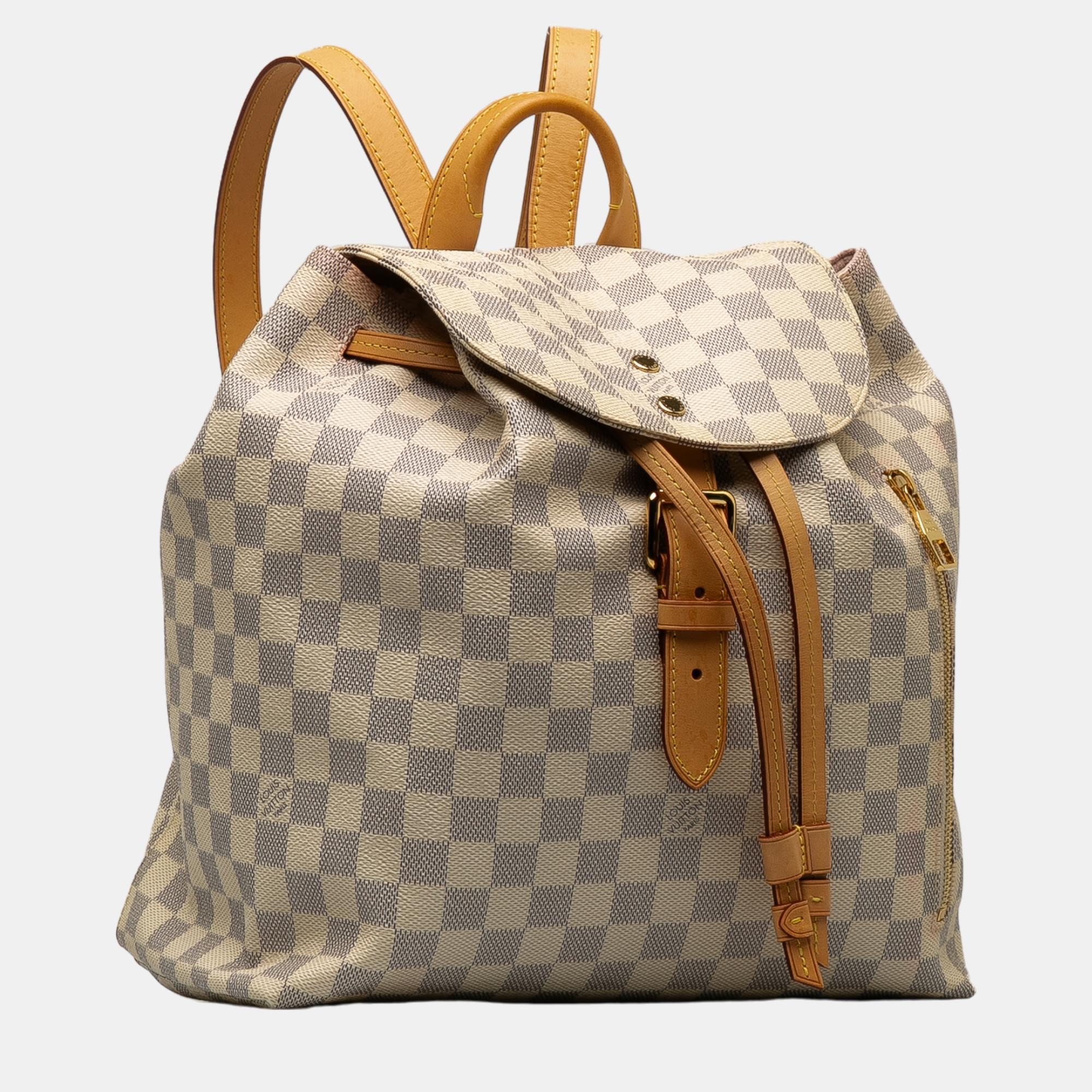 

Louis Vuitton Blue/White Damier Azur Sperone