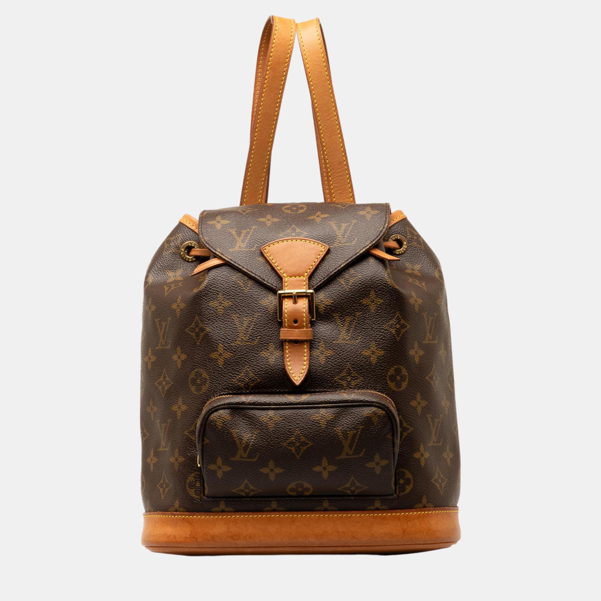 

Louis Vuitton Brown Monogram Montsouris MM