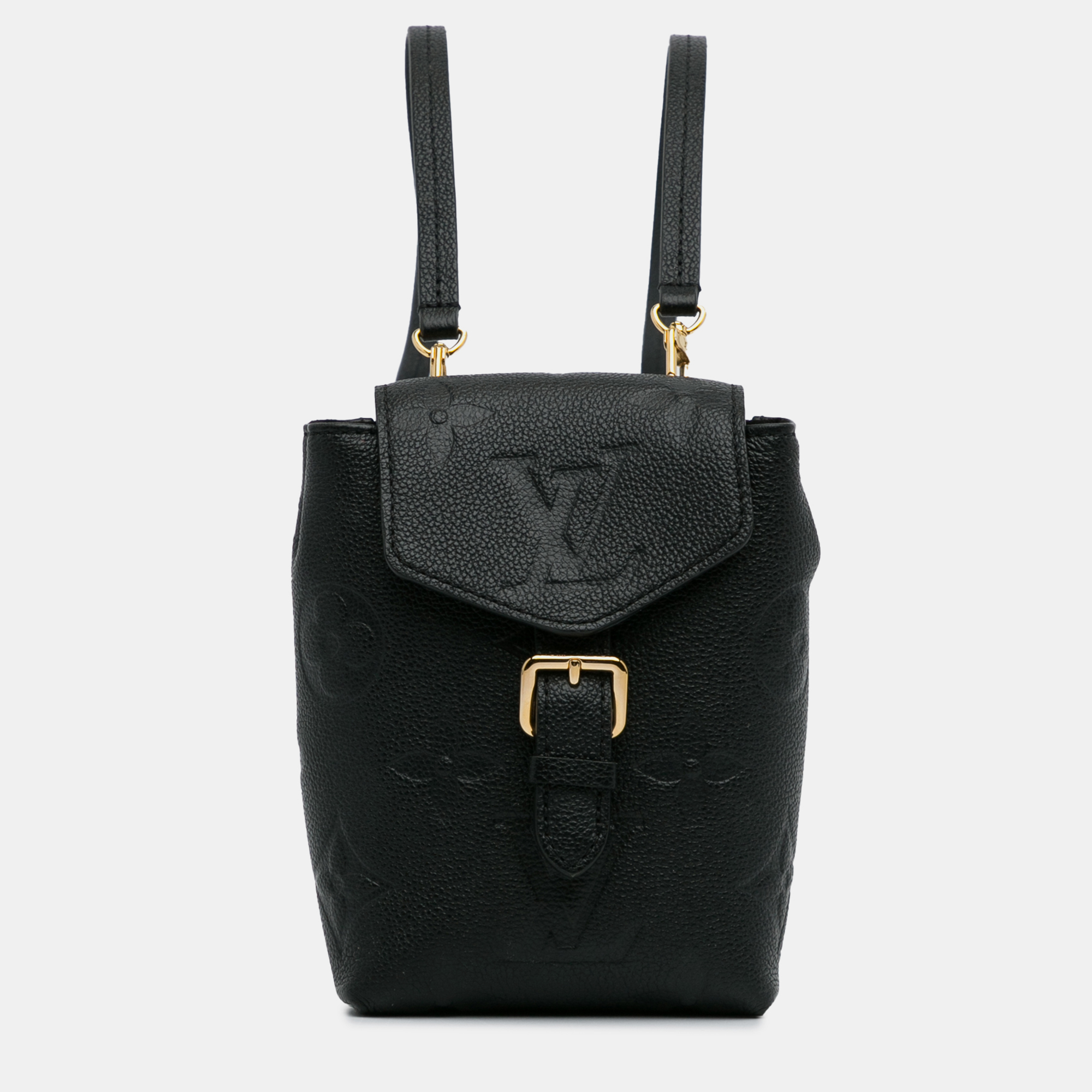 

Louis Vuitton Monogram Empreinte Giant Tiny Backpack, Black