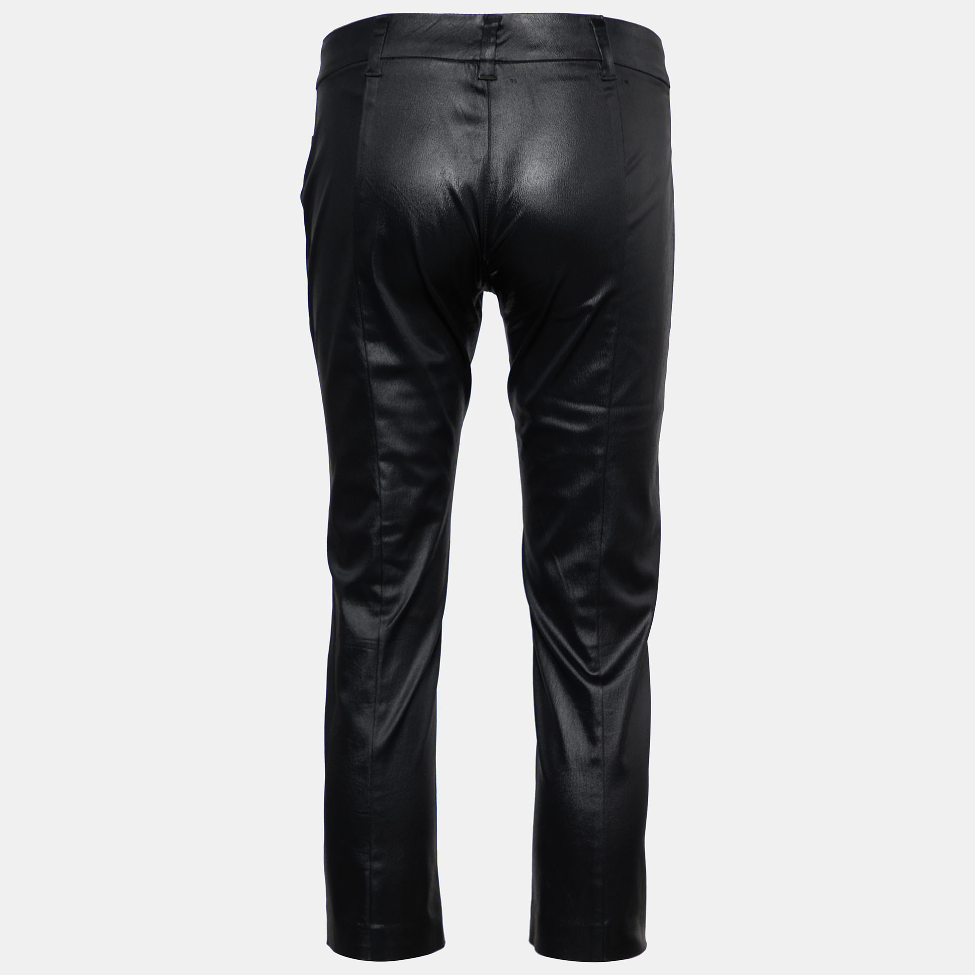 

Love Moschino Black Synthetic Cropped Pants