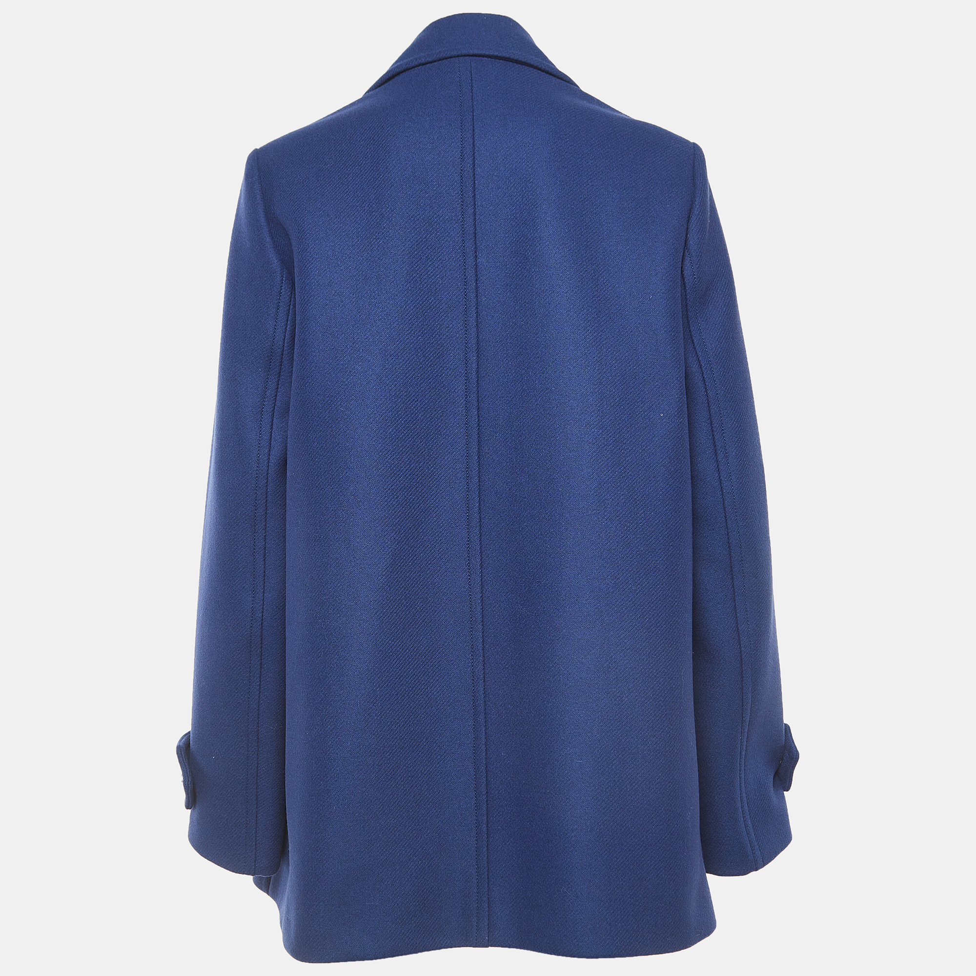 

Love Moschino Blue Wool Blend Double Breasted Coat