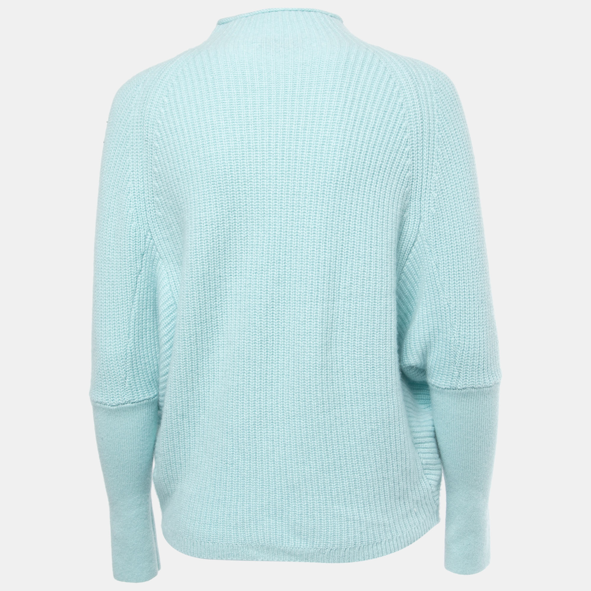 

Lucy Nagle Light Blue Cashmere Turtle Neck Sweater