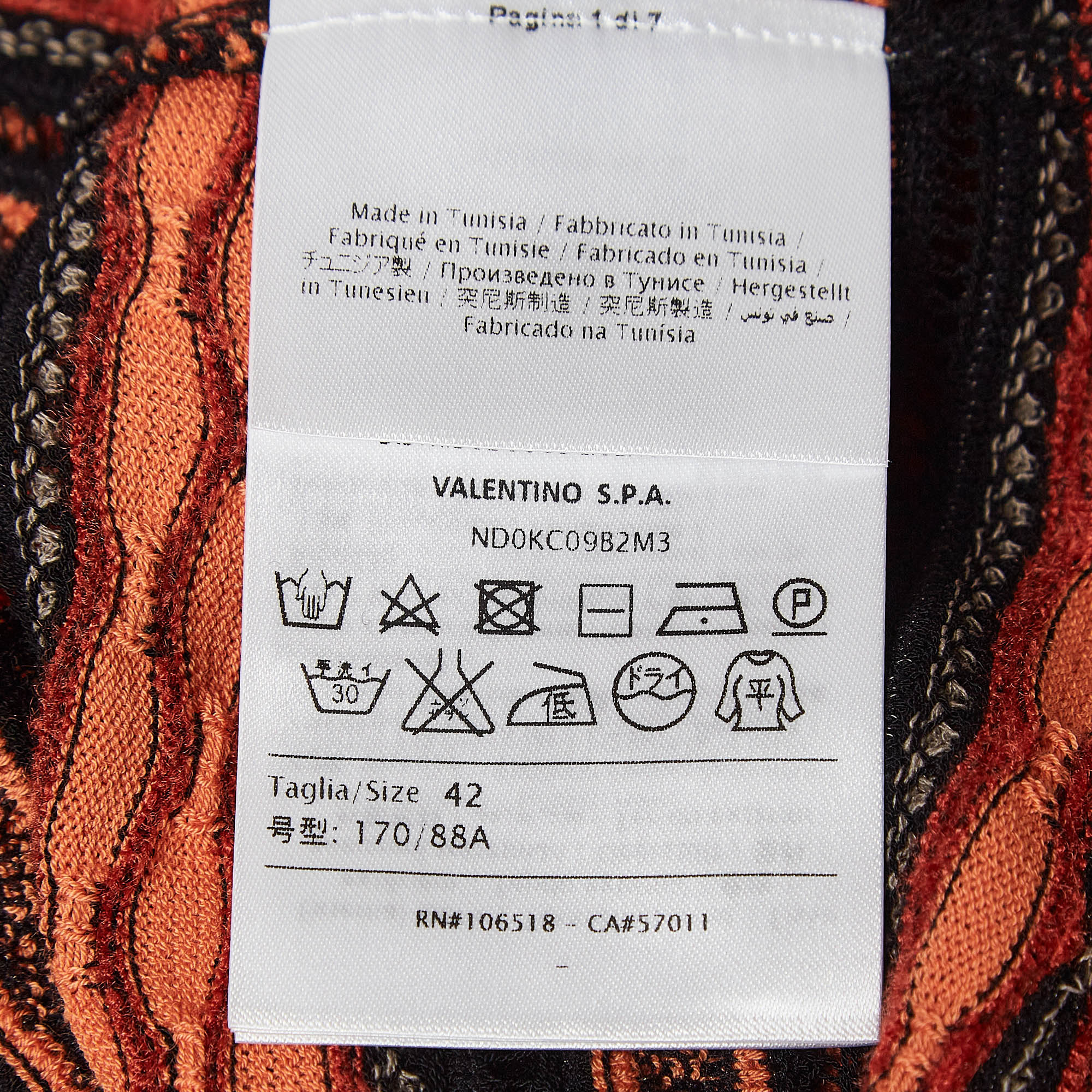 M Missoni Multicolor Patterned Knit Top M 