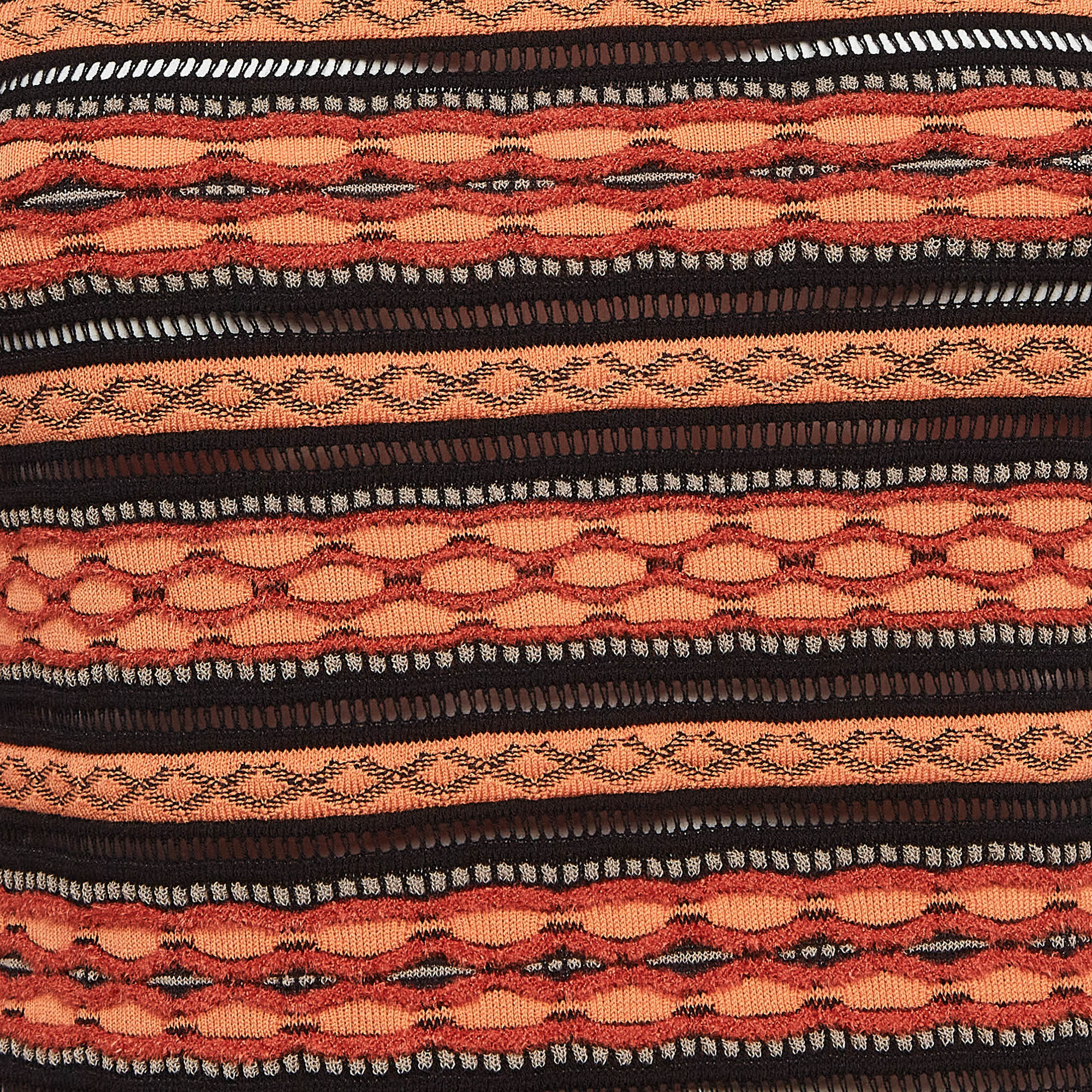 M Missoni Multicolor Patterned Knit Top M 