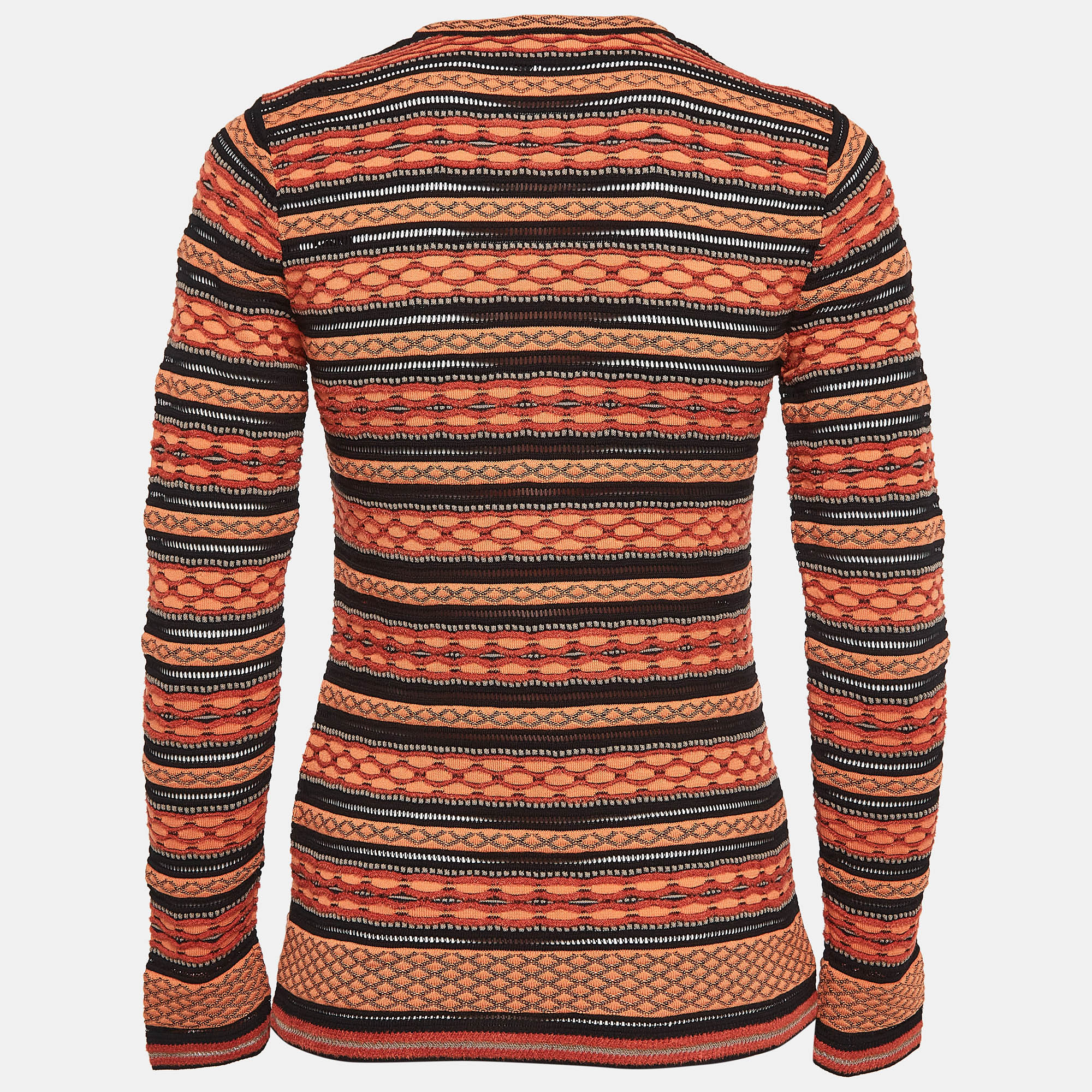 M Missoni Multicolor Patterned Knit Top M 