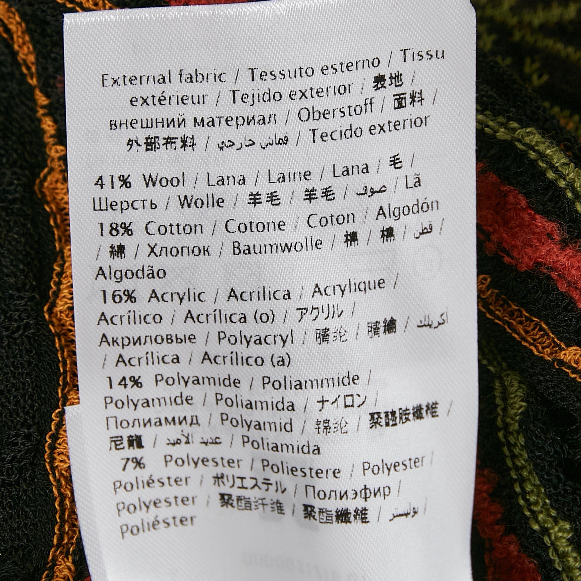 M Missoni Multicolor Pointelle Knit Top S 