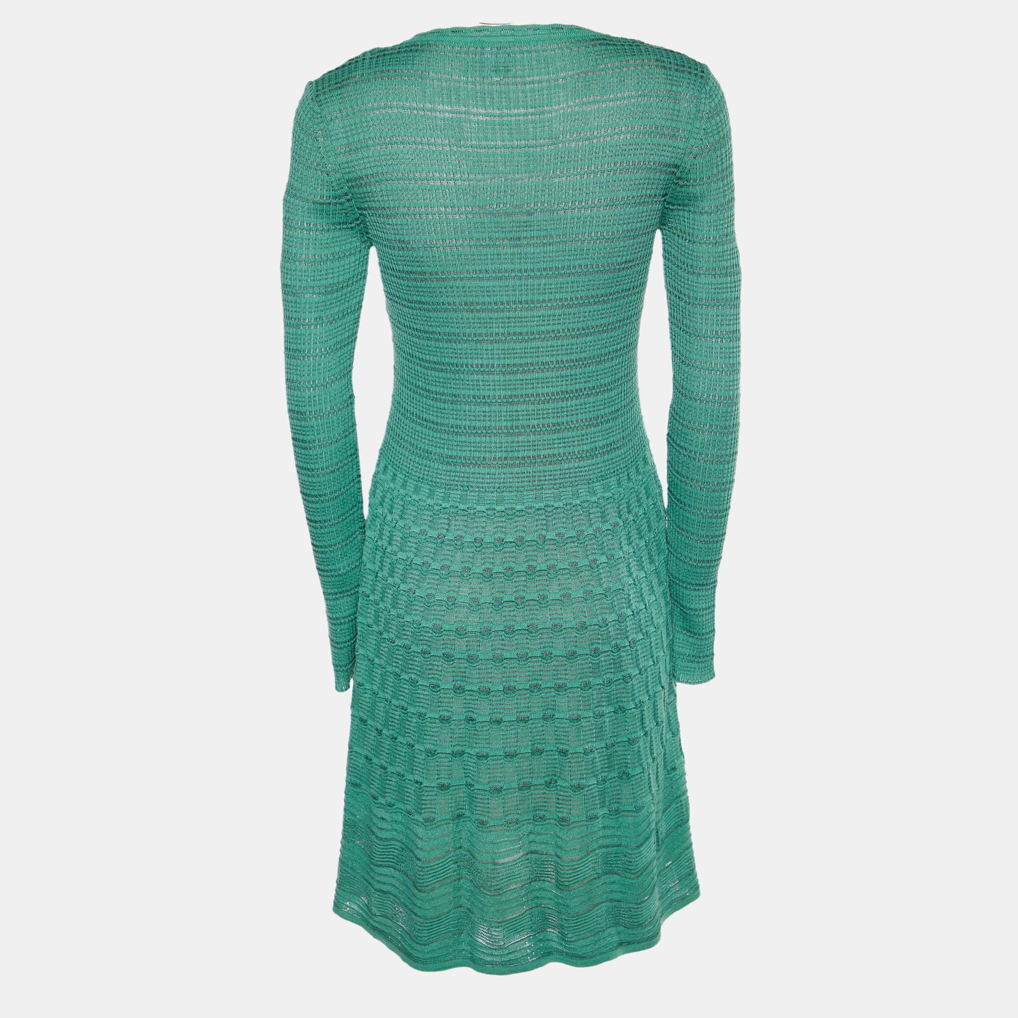 

Missoni Green patterned Knit Midi Dress