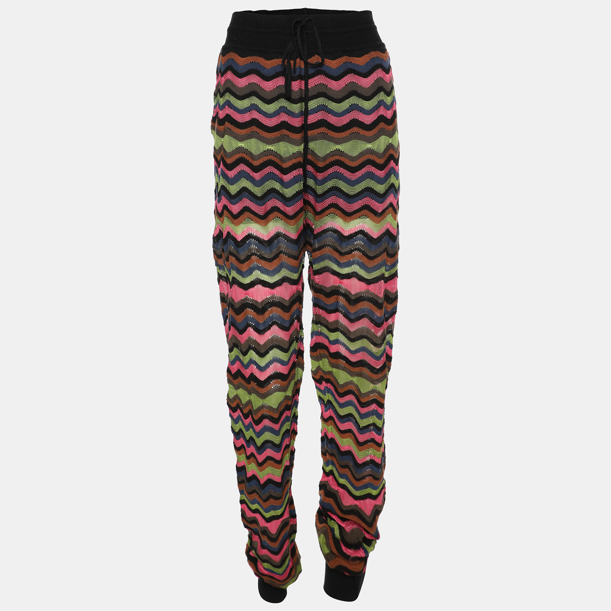 

M Missoni Multicolor Knit Trouser L