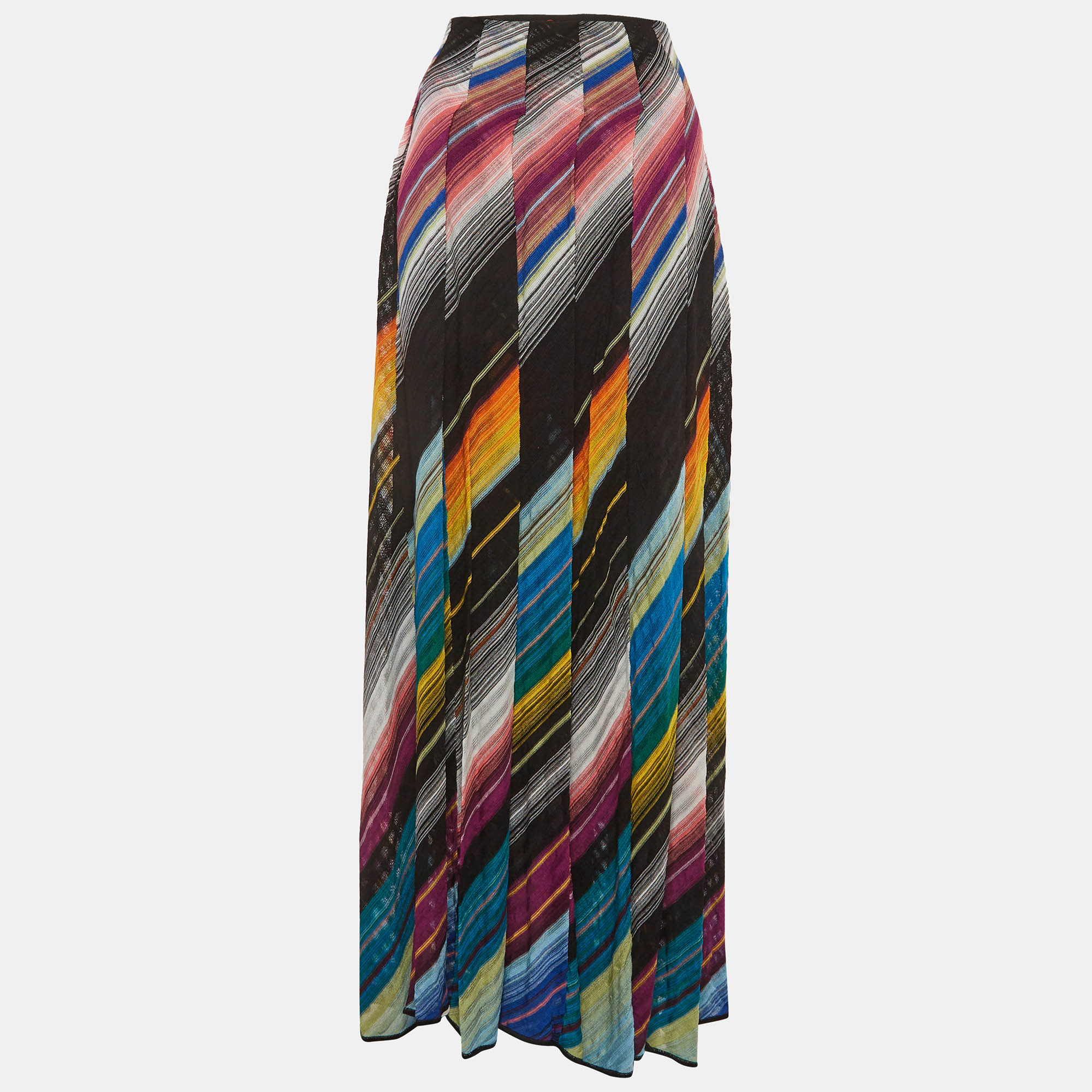 

M Missoni Multicolour Tricot Saia Skirt L, Multicolor