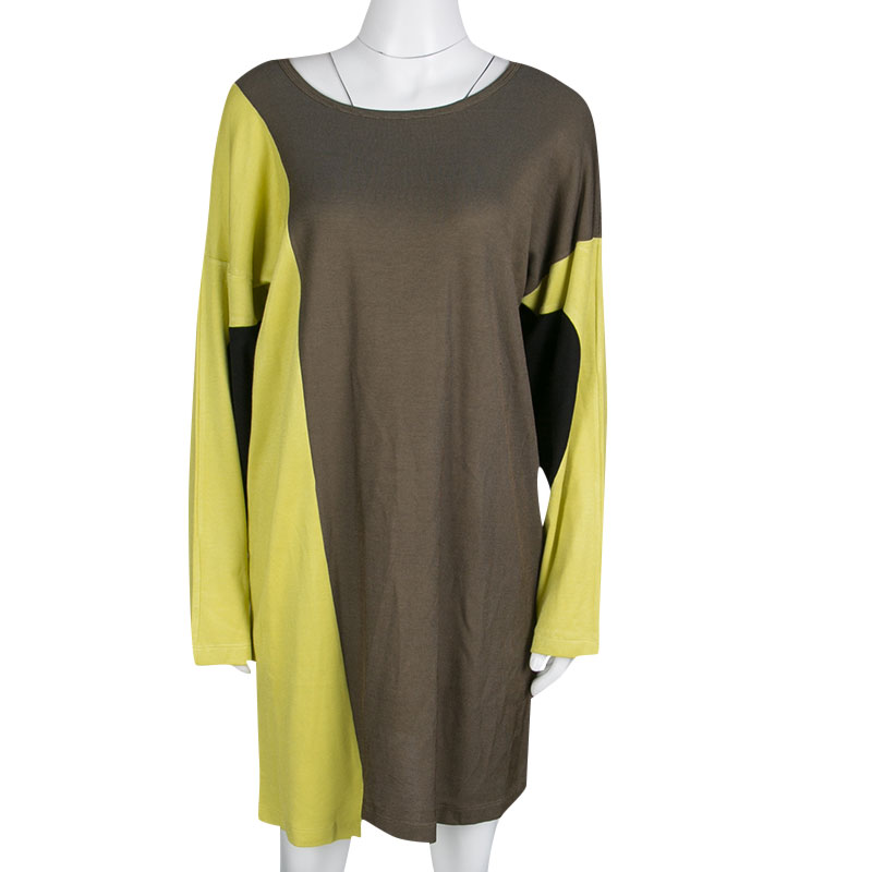 

Missoni Colorblock Knit Long Sleeve Dress, Multicolor