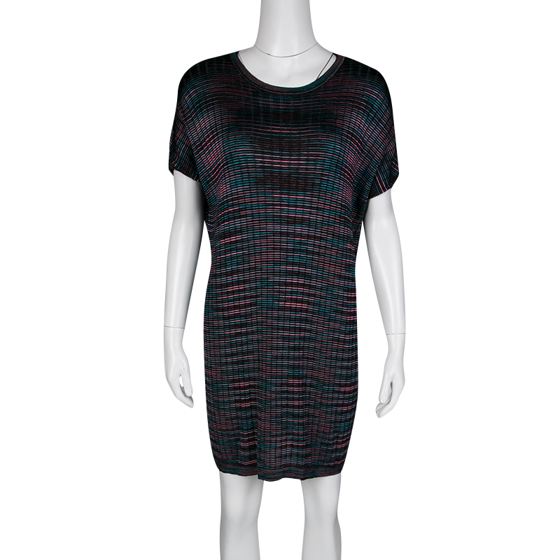 

Missoni Multicolor Patterned Knit Short Sleeve Tunic