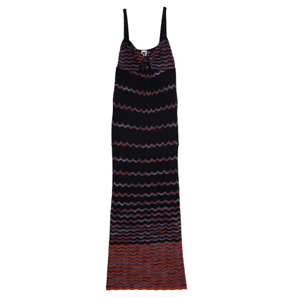 Pre Owned M Missoni Ombre Effect Maxi Dress S