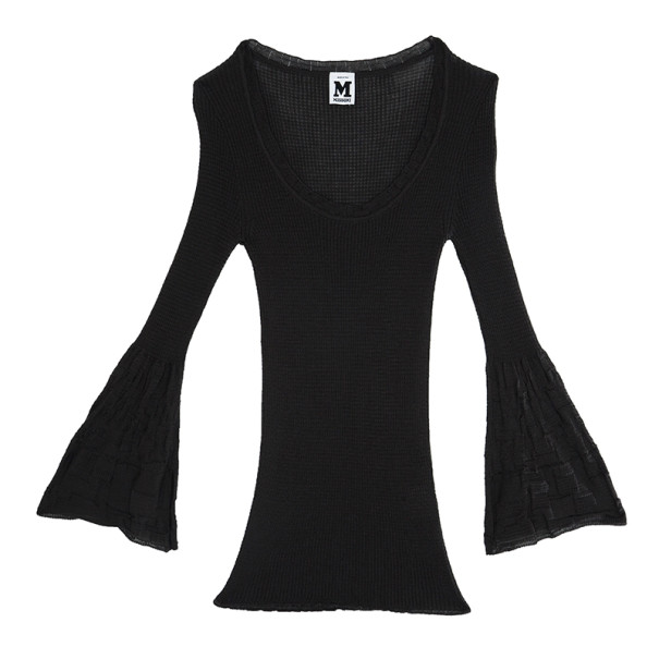 مملوكة مسبقًا M Missoni Bell Sleeve Knit Top S
