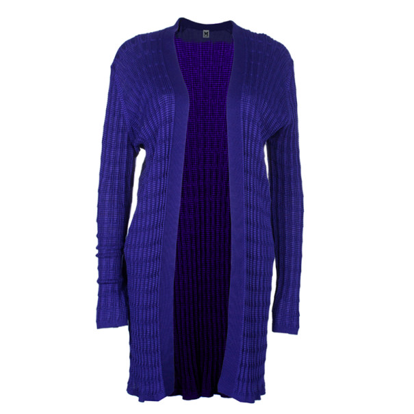 Pre Owned كارديجان أم ميزوني أرجواني مغزول XL
