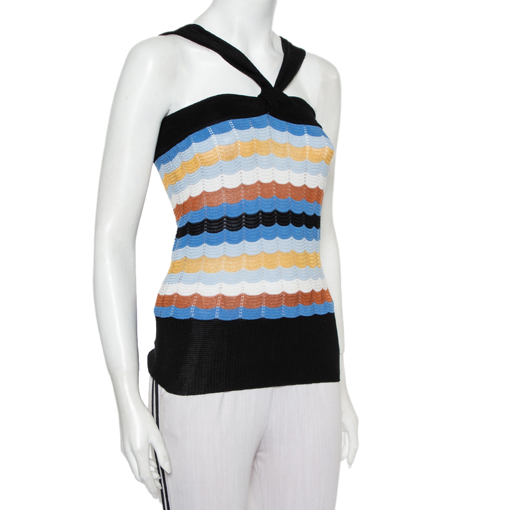 

Missoni Multicolor Patterned Knit Tank Top