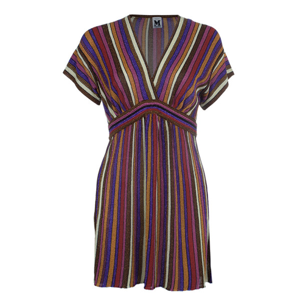 مملوكة مسبقًا بلوزة إم ميزوني مقلمة متعددة الألوان M