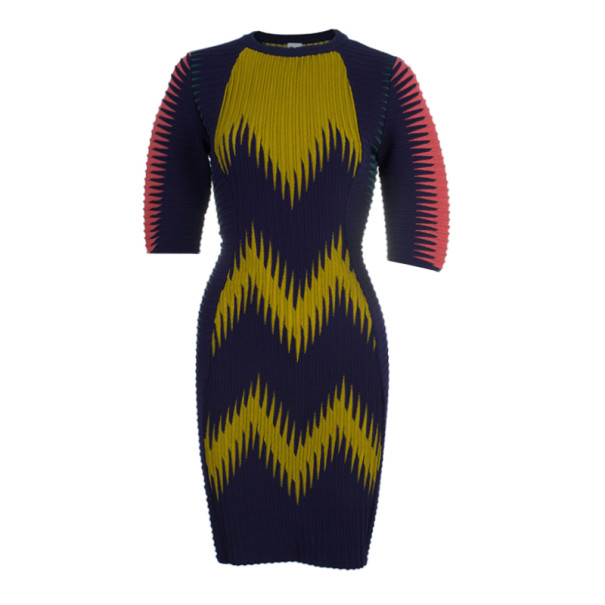 Pre Owned M Missoni Multicolor Patterned Body-Con Cocktail Dress M