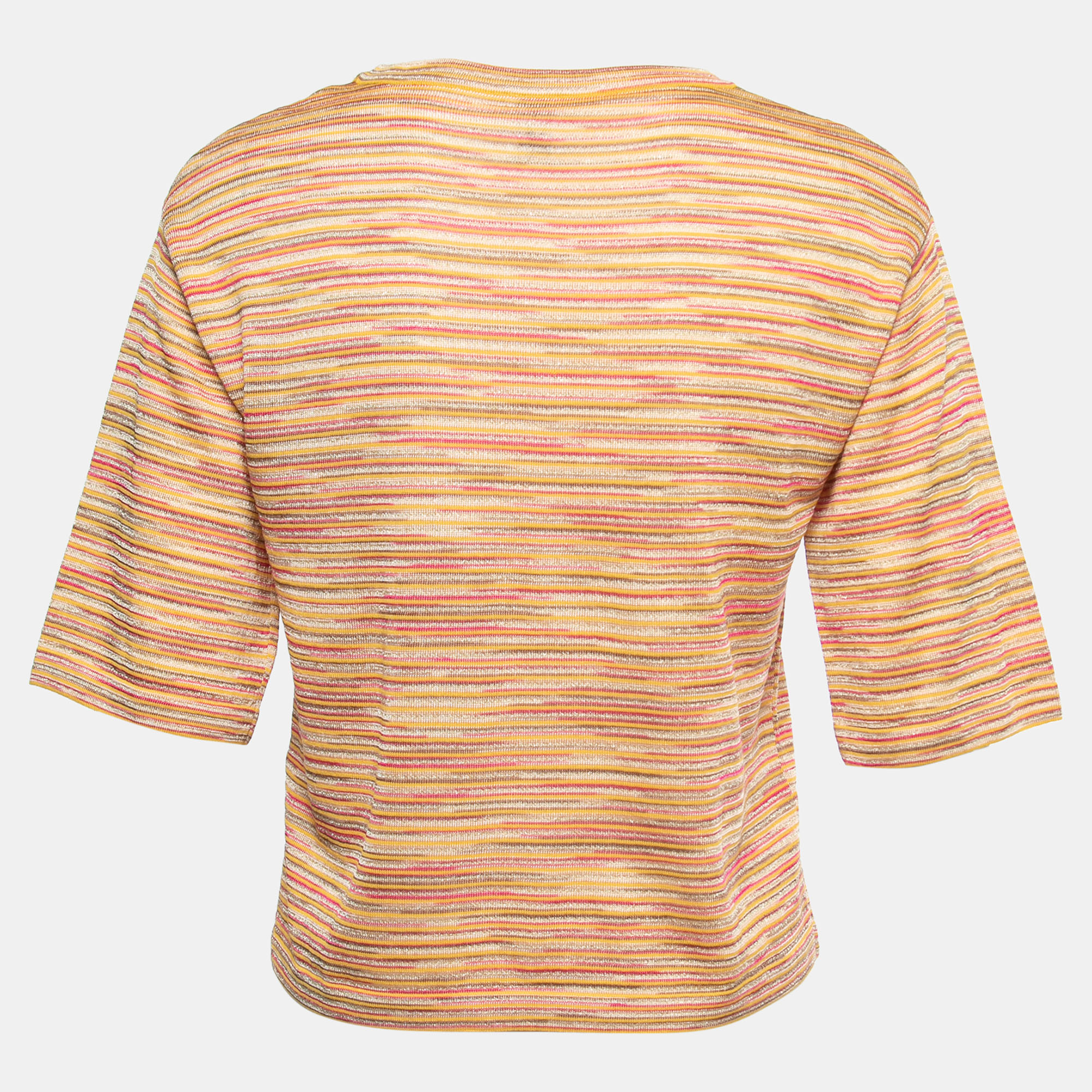 

M Missoni Multicolor Patterned Knit Top