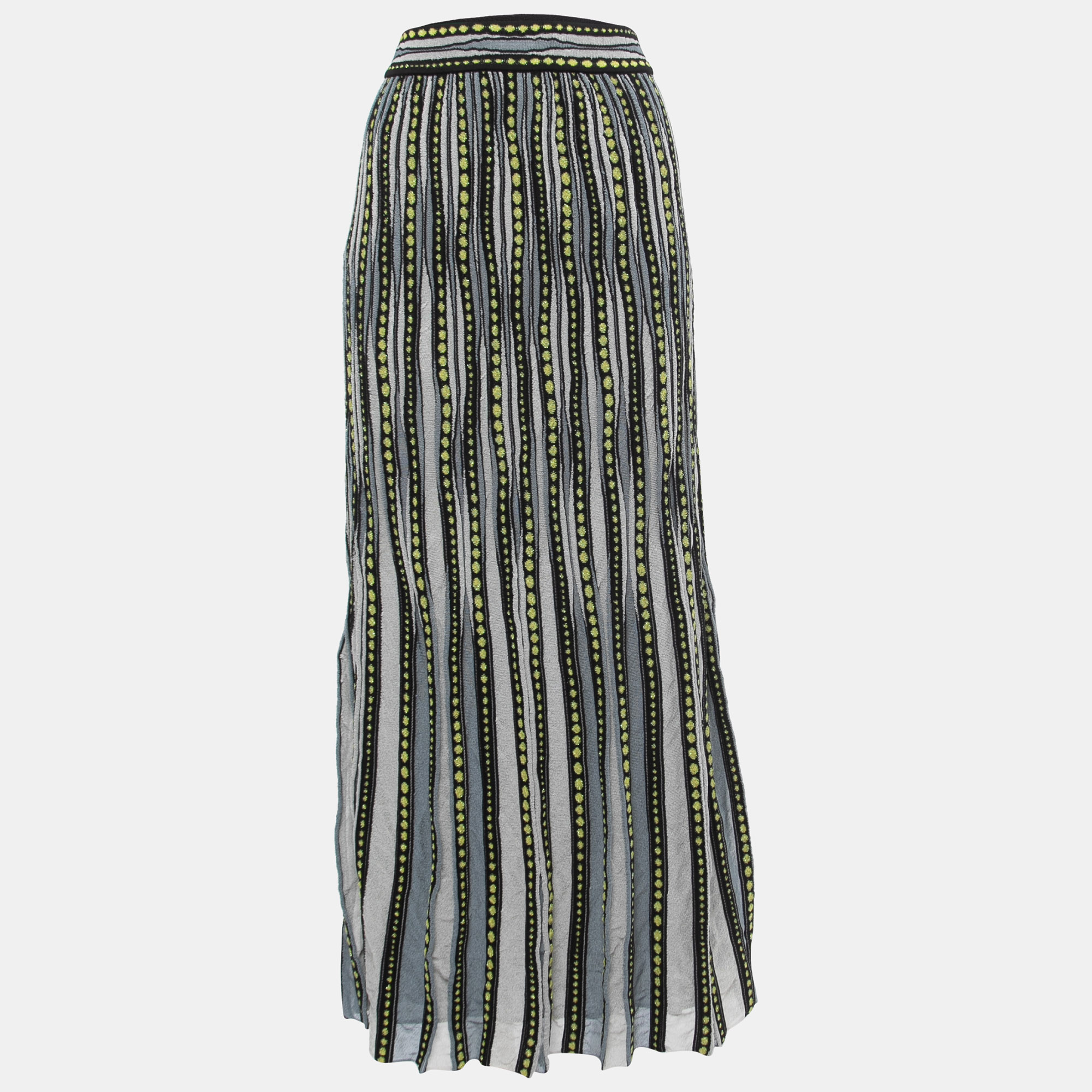 

Missoni Multicolor Patterned Lurex Knit Maxi Skirt