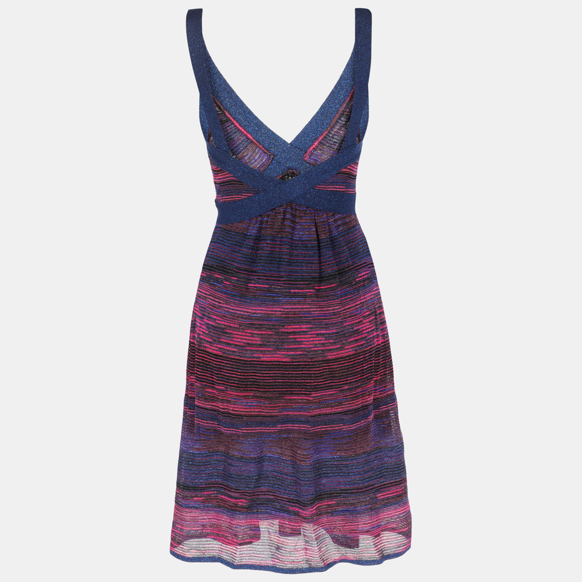 

Missoni Women's Synthetic Fibers Mini Dress - Navy, Navy blue