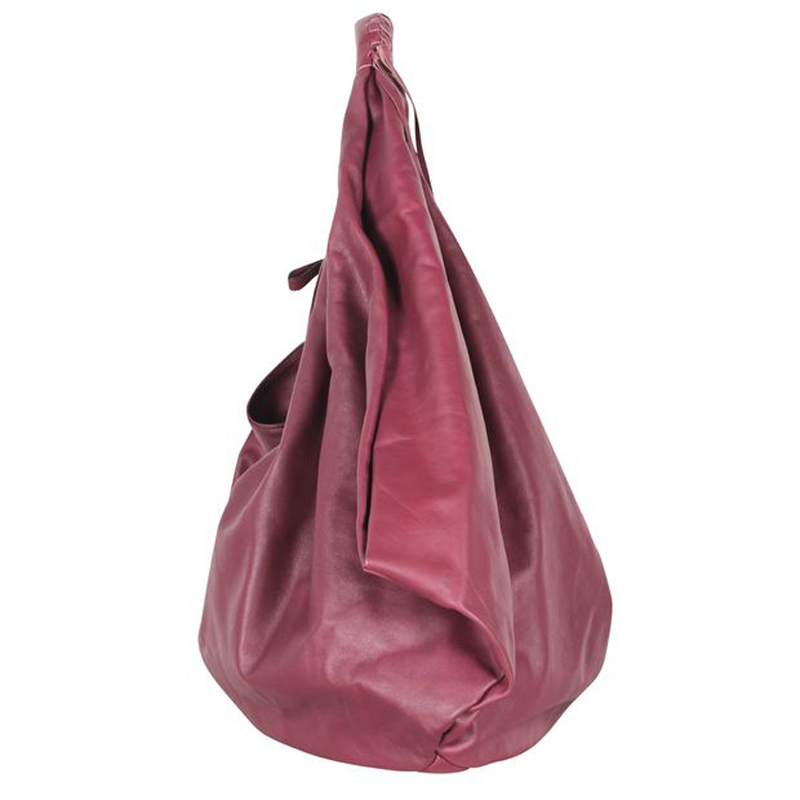 

Maison Martin Margiela Purple Leather Triangle Hobo Bag