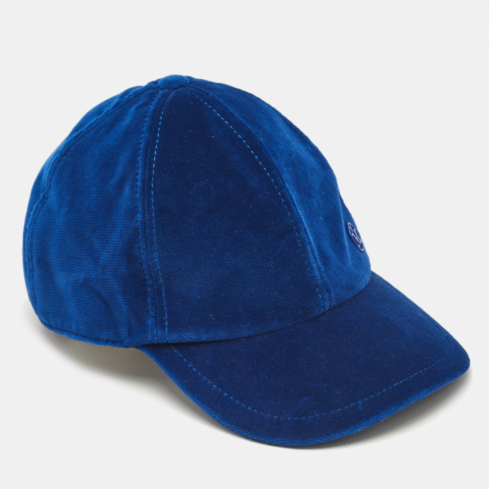 

Maison Michel Paris Blue Velvet Tiger Cap M