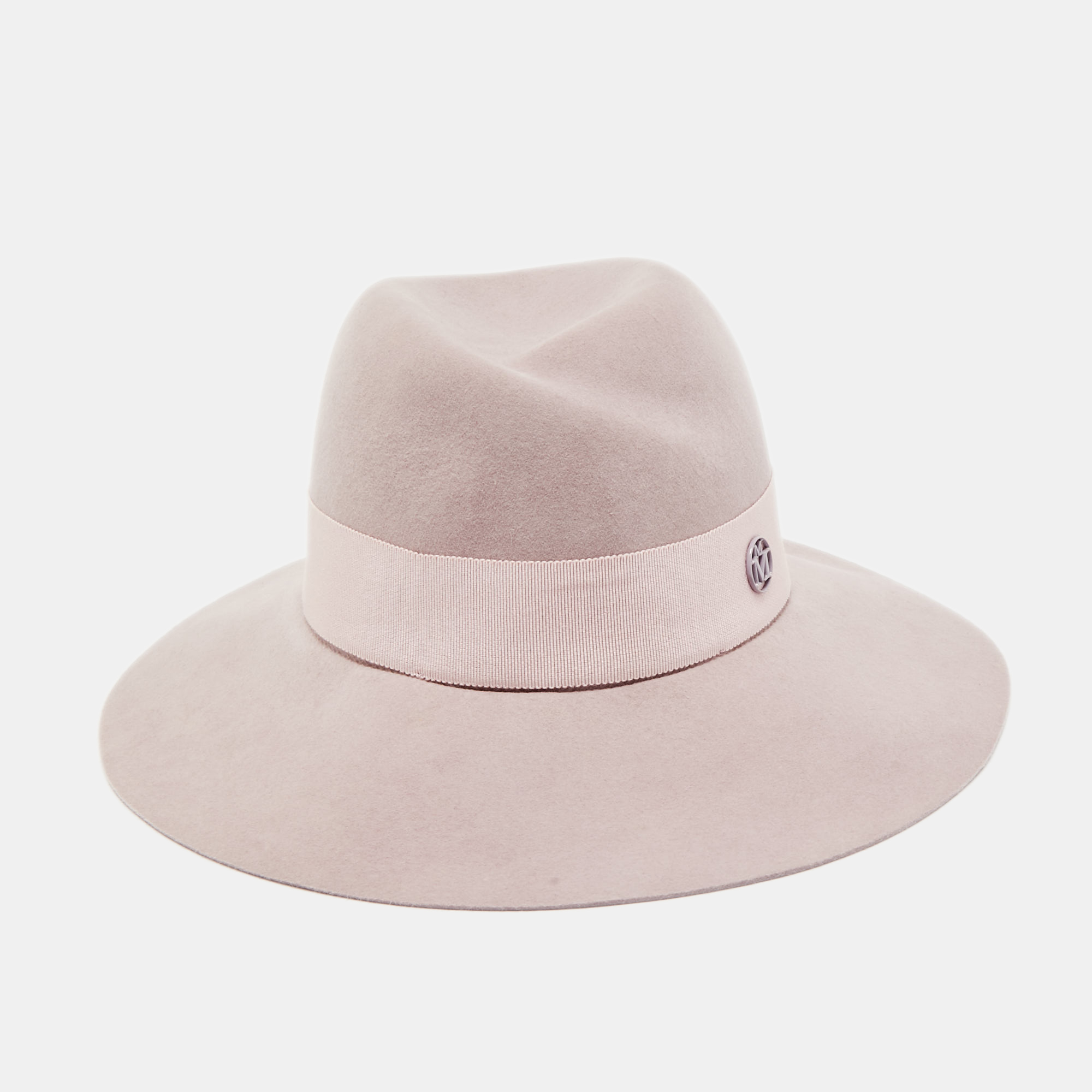 

Maison Michel Paris Lavender Felt Virginie Fedora Hat S, Purple