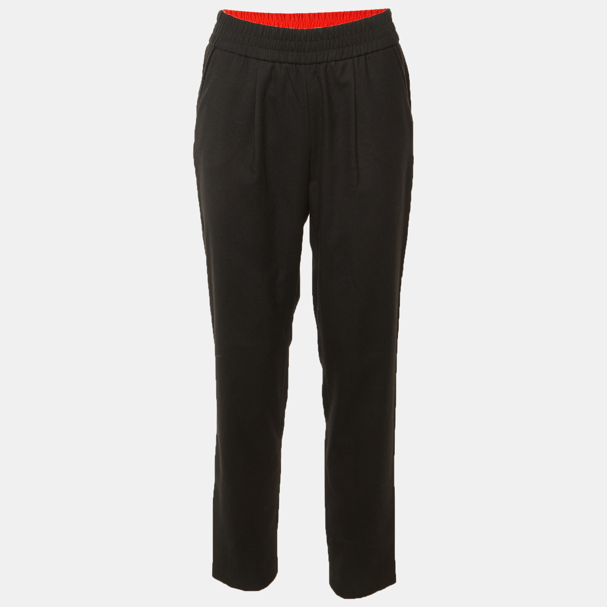 

Maje Black Wool Blend Pants S