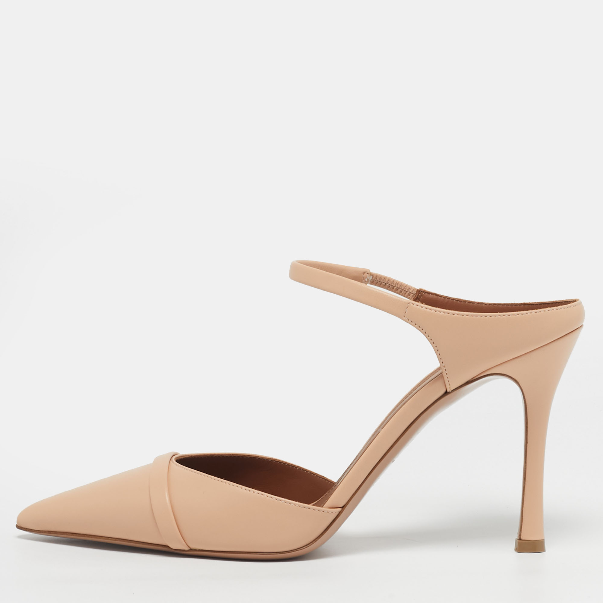 

Malone Souliers Uma Size  Beige Leather Mules