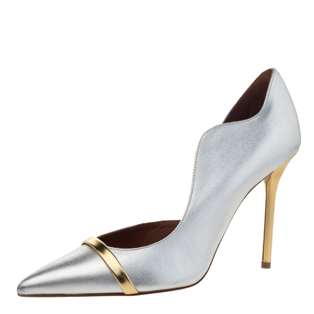 malone souliers gold heels