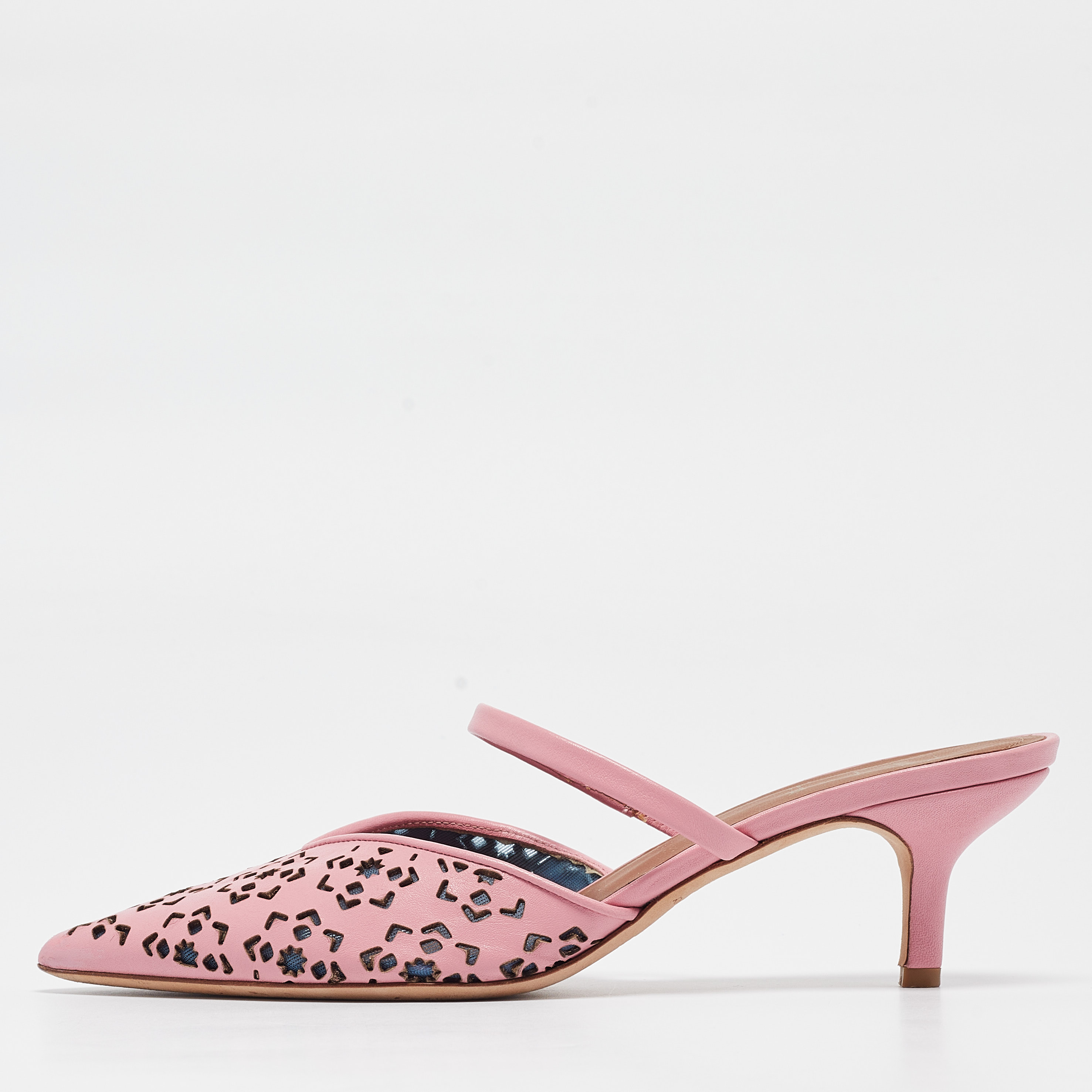 

Malone Souliers Pink Leather Maureen Mules Size