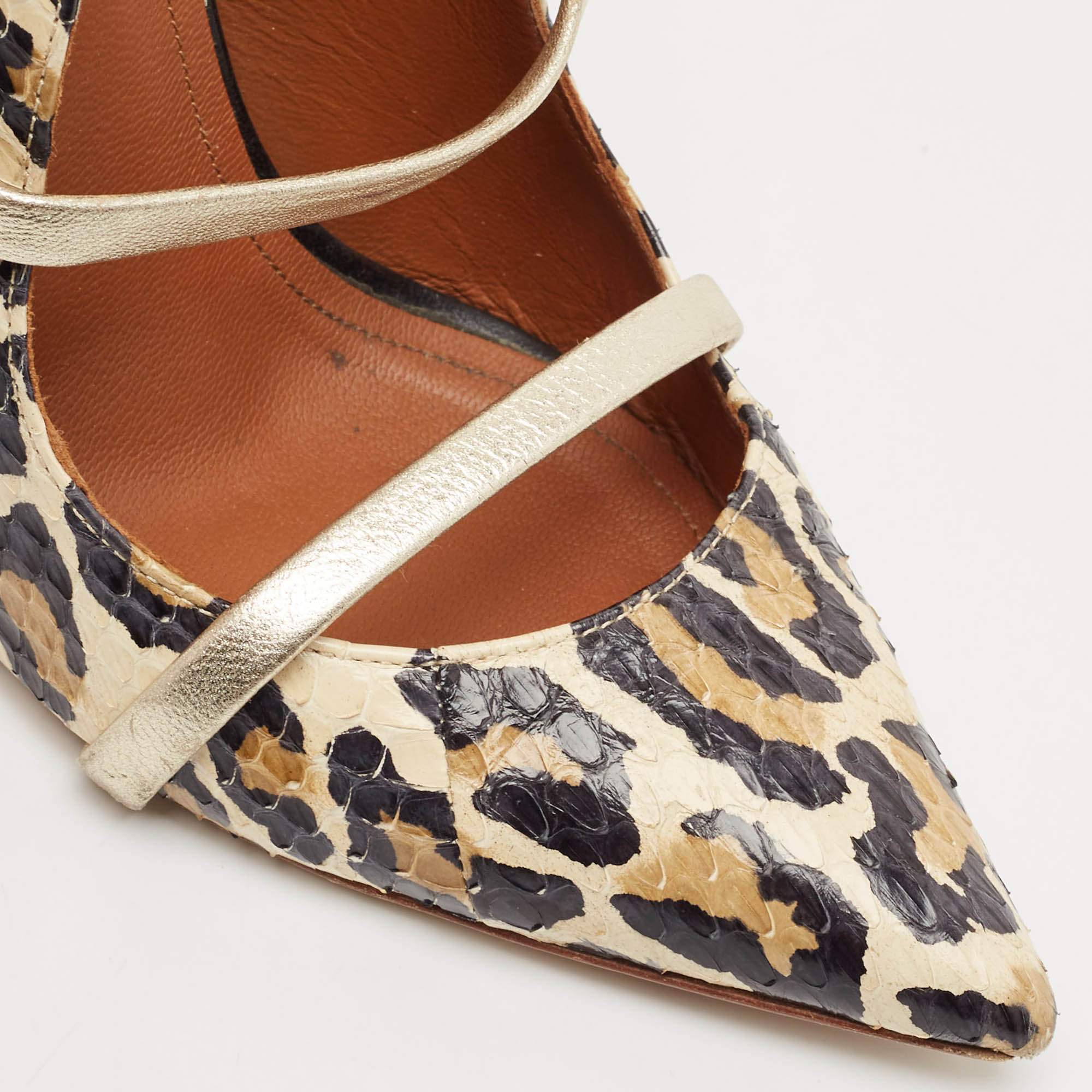 Malone Souliers Multicolor Python Maureen Pumps Size 36 
