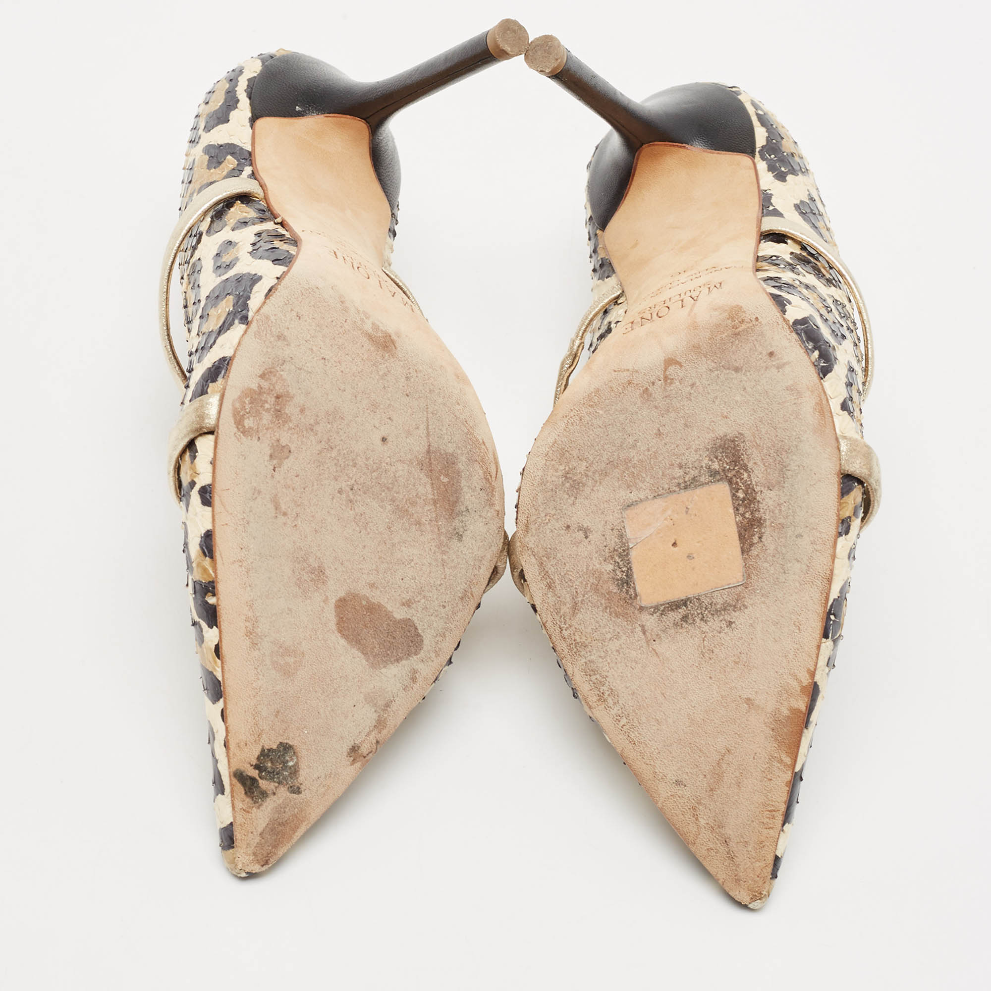 Malone Souliers Multicolor Python Maureen Pumps Size 36 