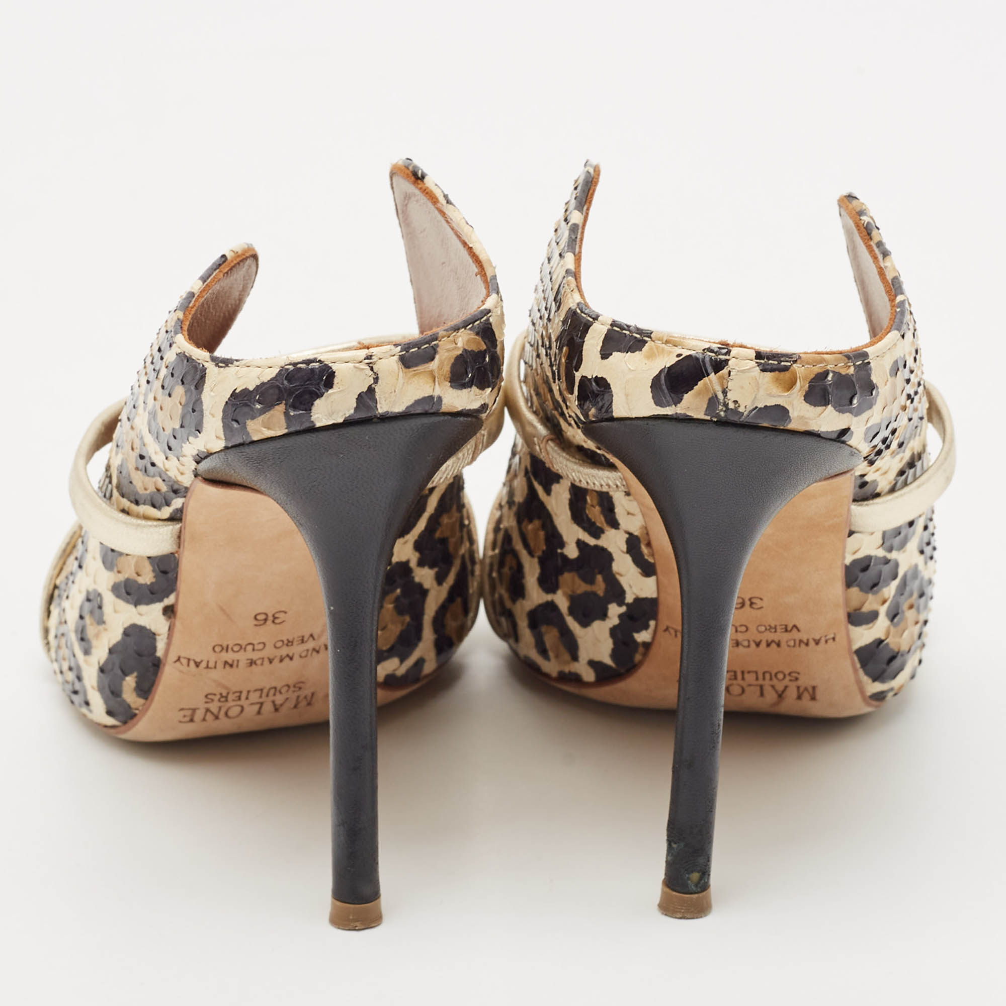 Malone Souliers Multicolor Python Maureen Pumps Size 36 