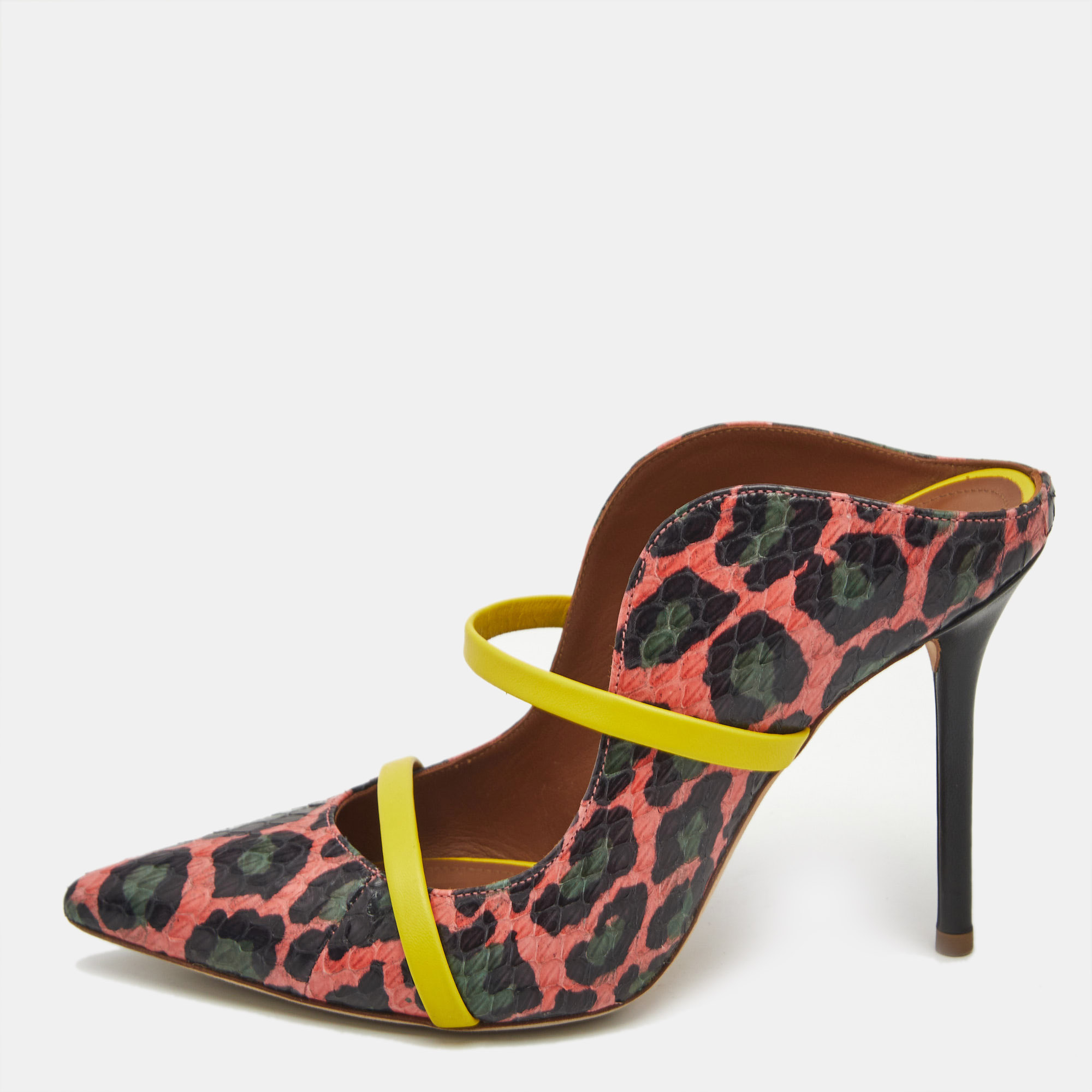 

Malone Souliers Multicolor Elaphe Leather Maureen Mules Size
