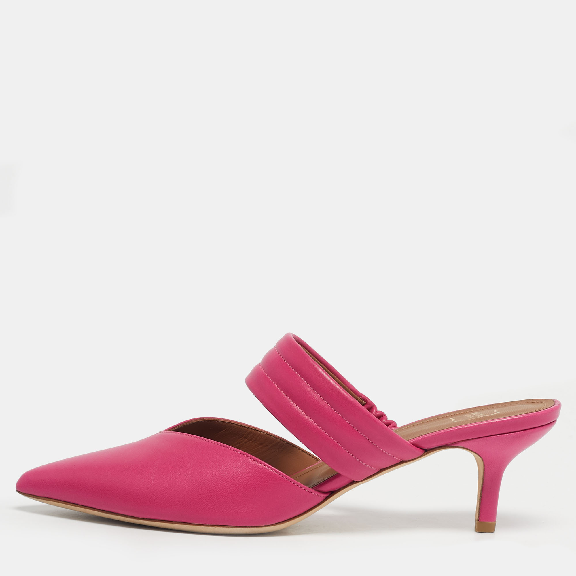 

Malone Souliers Pink Leather Maisie Mules Size