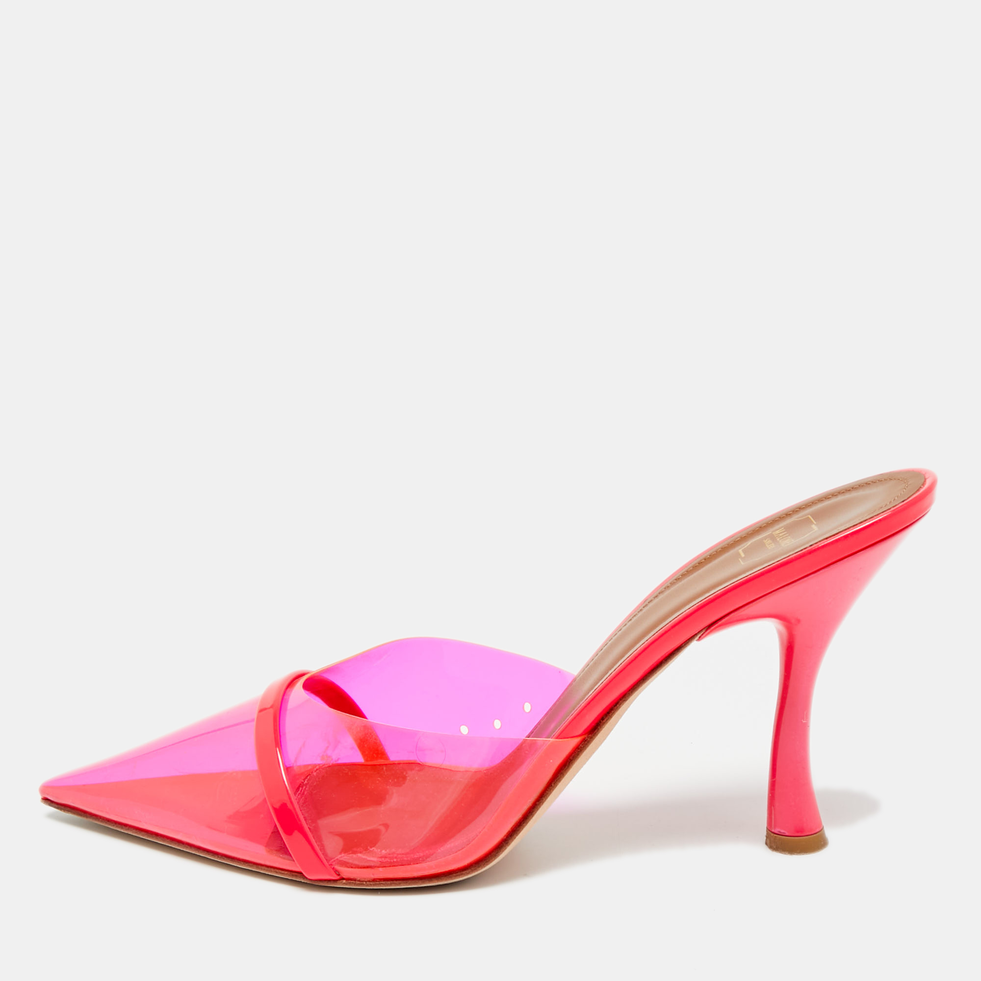 

Malone Souliers Joella Size  Pink PVC Heel Mules
