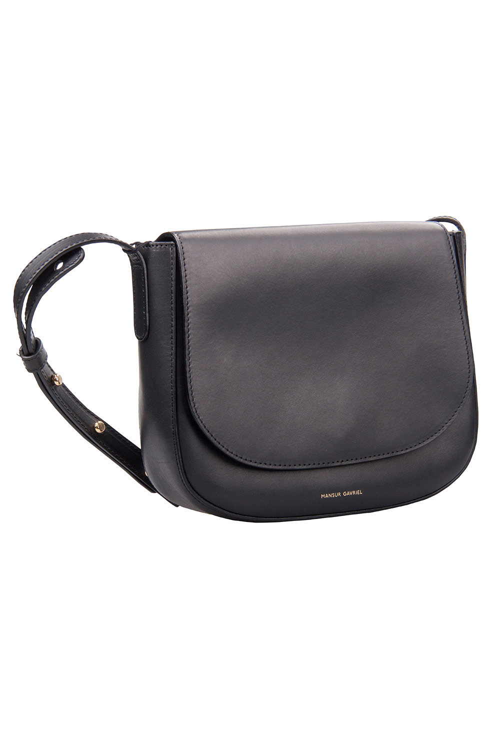 

Mansur Gavriel Black Leather Crossbody Bag