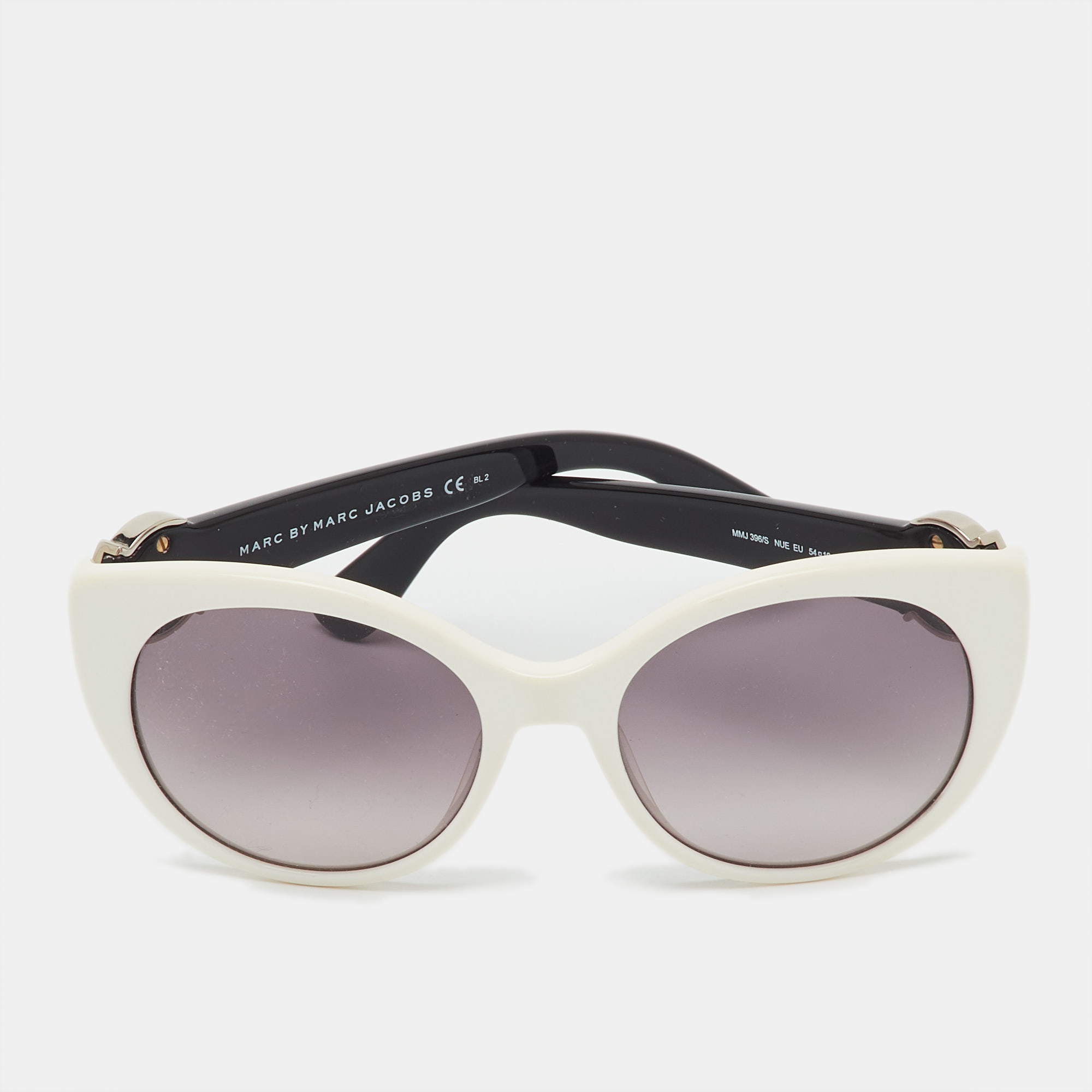 

Marc by Marc Jacobs White/Grey Gradient MMJ396/S Cat-Eye Sunglasses