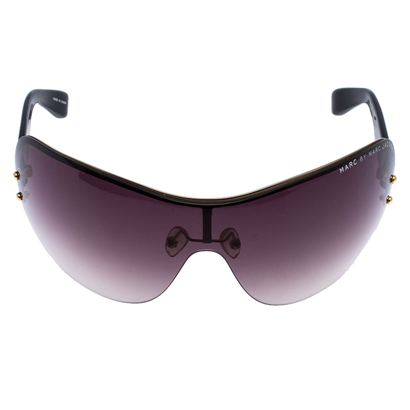 

Marc by Marc Jacobs Brown Gradient MMJ 001/S Shield Sunglasses