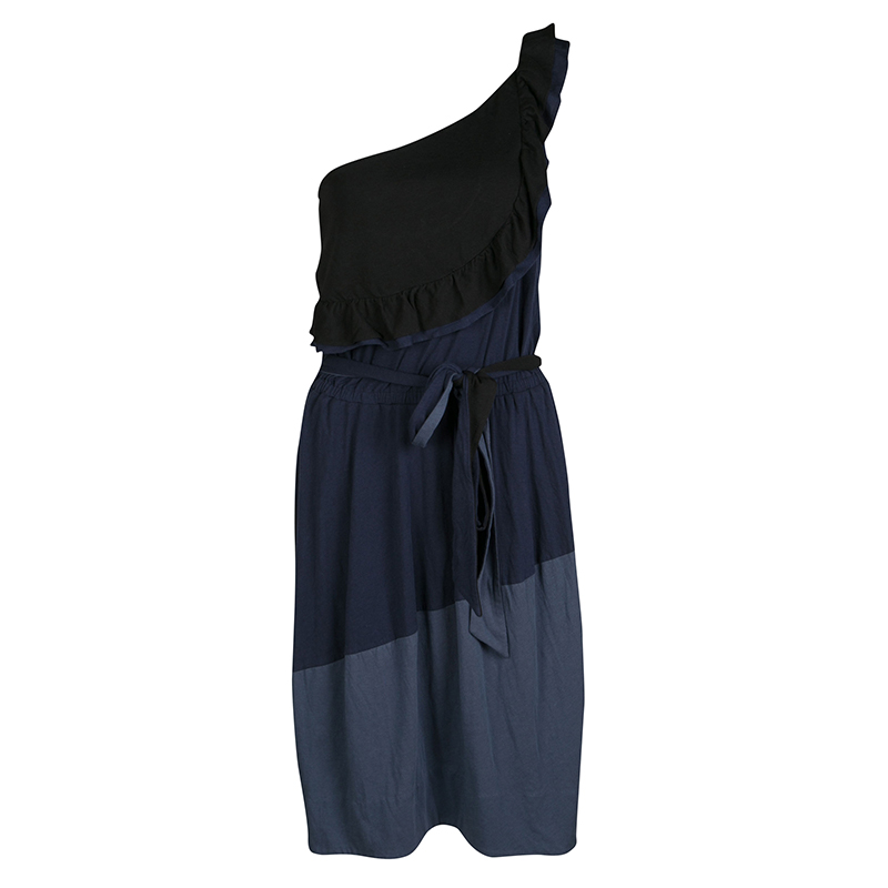 Marc by Marc Jacobs Colorblock Ruffled Jersey Belted One