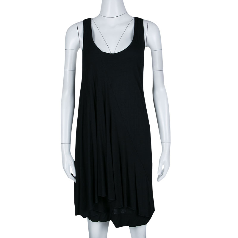 

Marc by Marc Jacobs Black Chelsea Jersey Asymmetric Dress