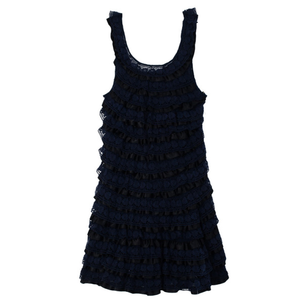 مملوكة مسبقًا Marc by Marc Jacobs Lace Tiered Dress XS
