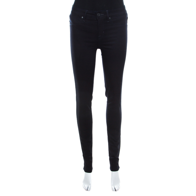 Pre Owned بنطلون جينز مارك باي مارك جاكوبس جاك دينم أزرق كحلي قصة سكيني S