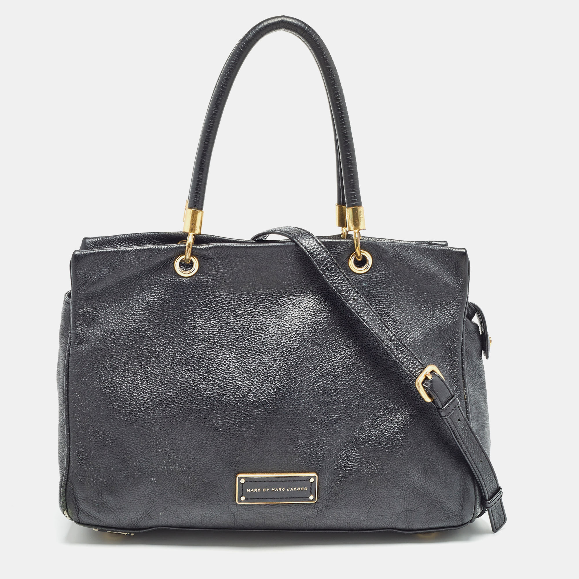 

Marc by Marc Jacobs Black Leather Too Hot to Handle Tote