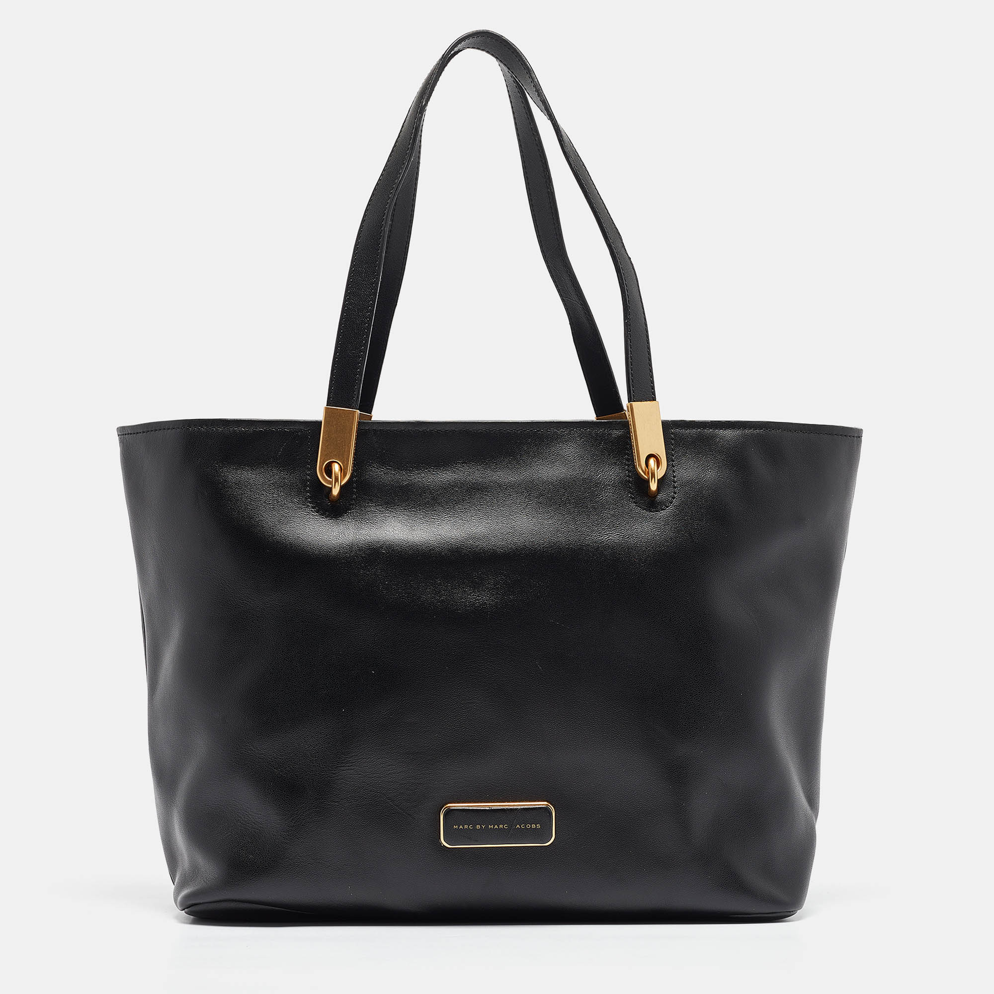 

Marc by Marc Jacobs Black Leather Ligero East West Tote