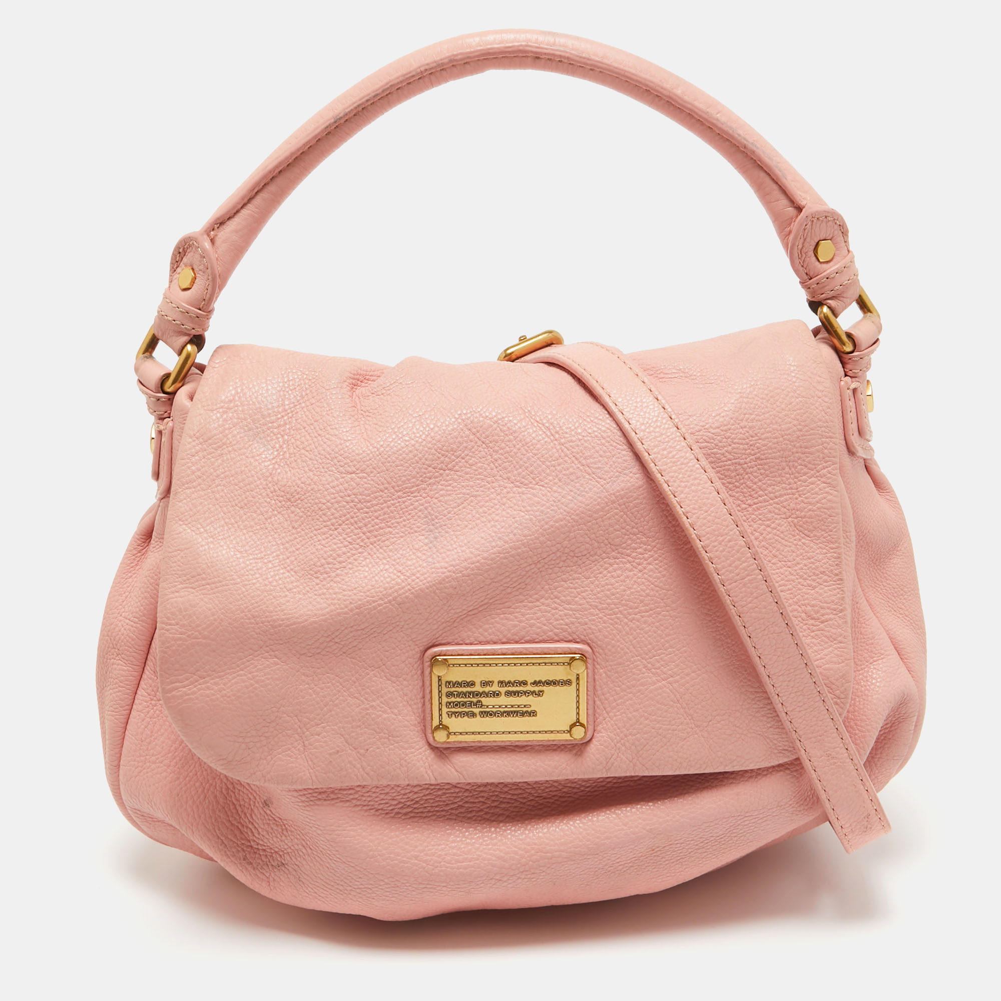 

Marc by Marc Jacobs Pink Leather Classic Q Lil Ukita Top Handle Bag